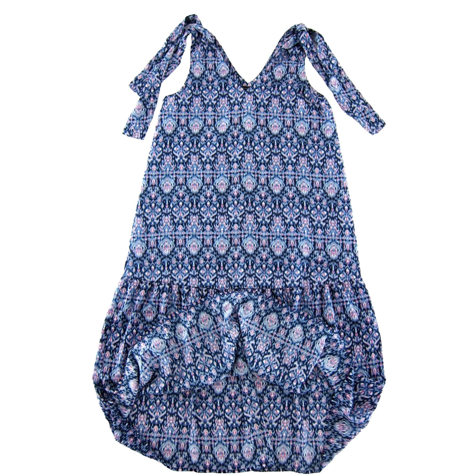 Banana Republic Banana Republic Batik Blue Pink White Tank Dress XS Shirt? Size XS / US 0-2 / IT 36-38 - 5 Thumbnail
