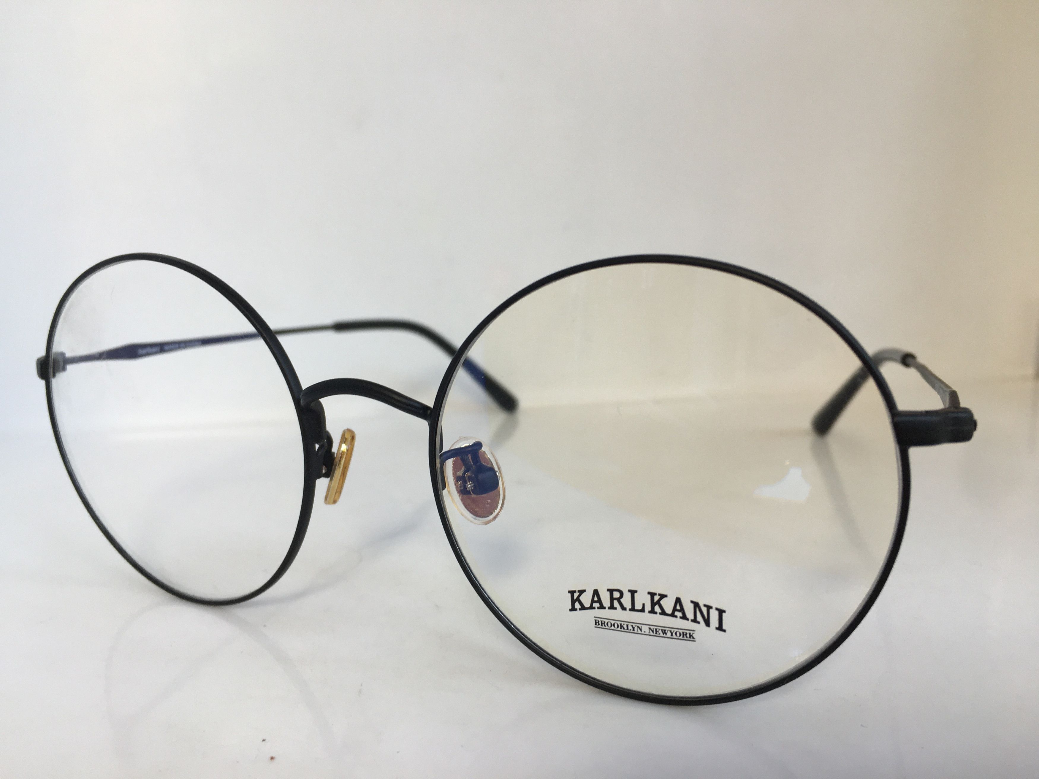 Other KARLKANI Black Round Eyeglasses Frame GATSBY ARISTOCRAT Size ONE SIZE - 3 Thumbnail