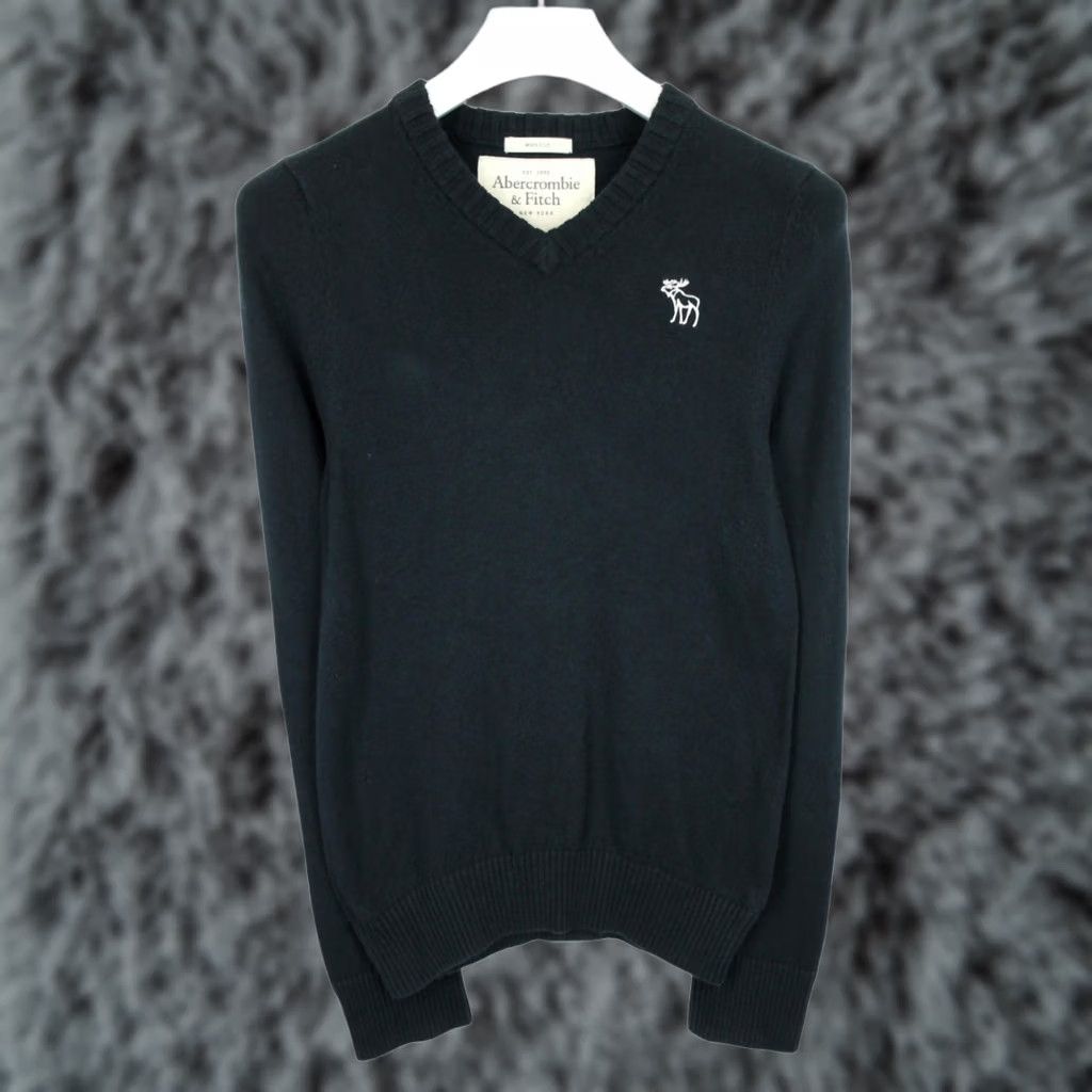 Abercrombie & Fitch Abercrombie & Fitch Muscle Jumper Men's SMALL Wool Cashmere Blend Knit V-Neck Jumper blue Size US S / EU 44-46 / 1 - 1 Thumbnail
