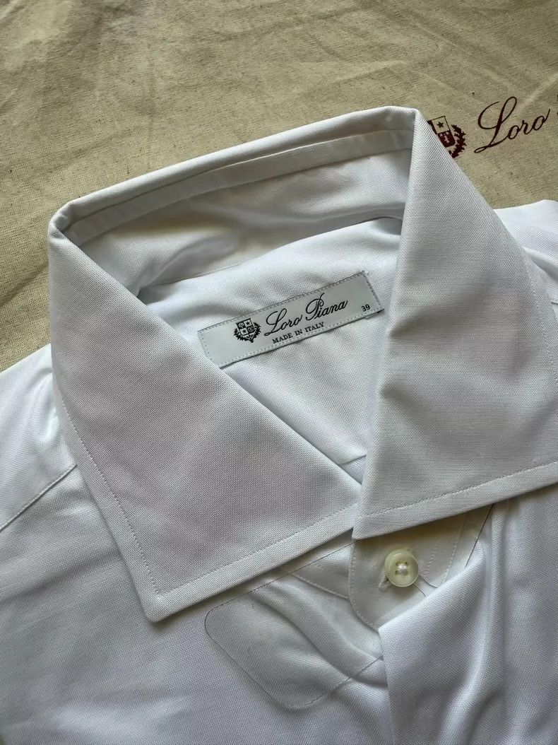 Loro Piana LORO PIANA size39 Men's cotton shirts Size US XXS / EU 40 - 2 Thumbnail