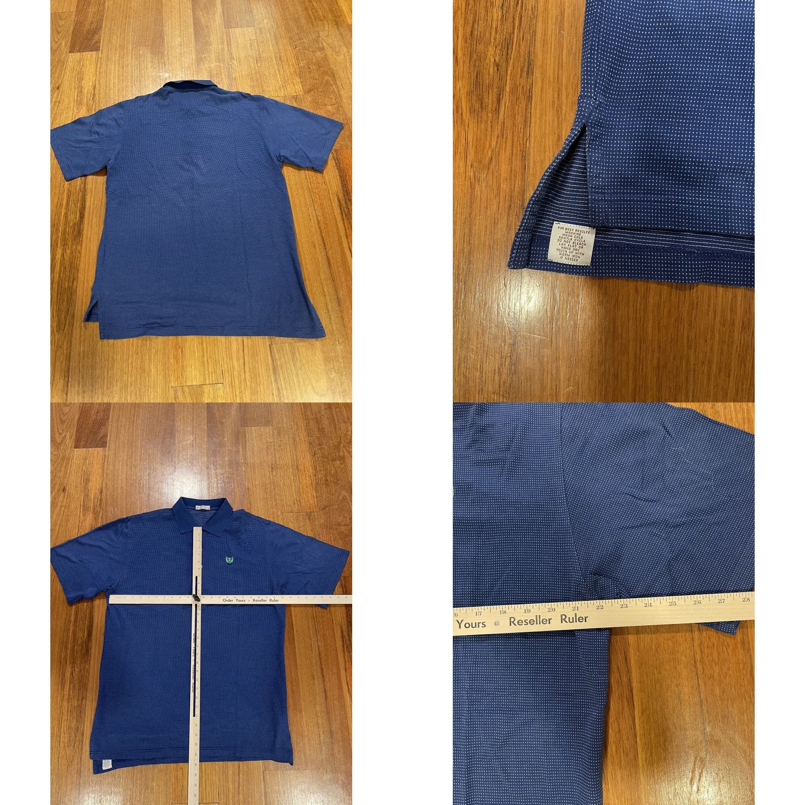 Peter Millar VINTAGE Peter Millar Summer Comfort Polo Button Shirt GARDEN CITY GOLF CLUB L Blue Striped Short Sleeve Embroidered Logo Mens Polo Shirt Size US L / EU 52-54 / 3 - 8 Thumbnail