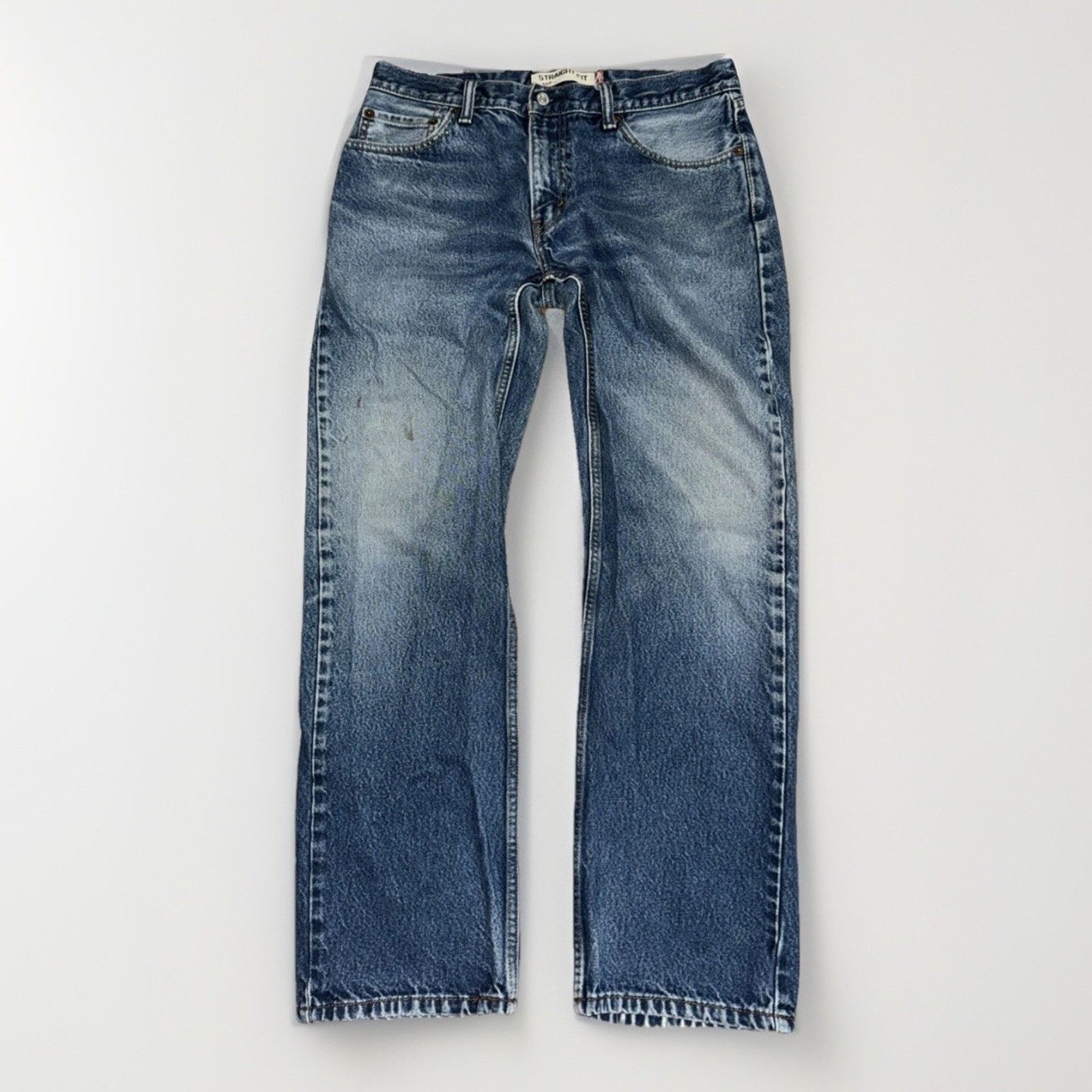 Levi's Levi’s 505 Regular Straight Jeans 34x31 Denim Zip Mid Rise Size US 34 / EU 50 - 2 Thumbnail