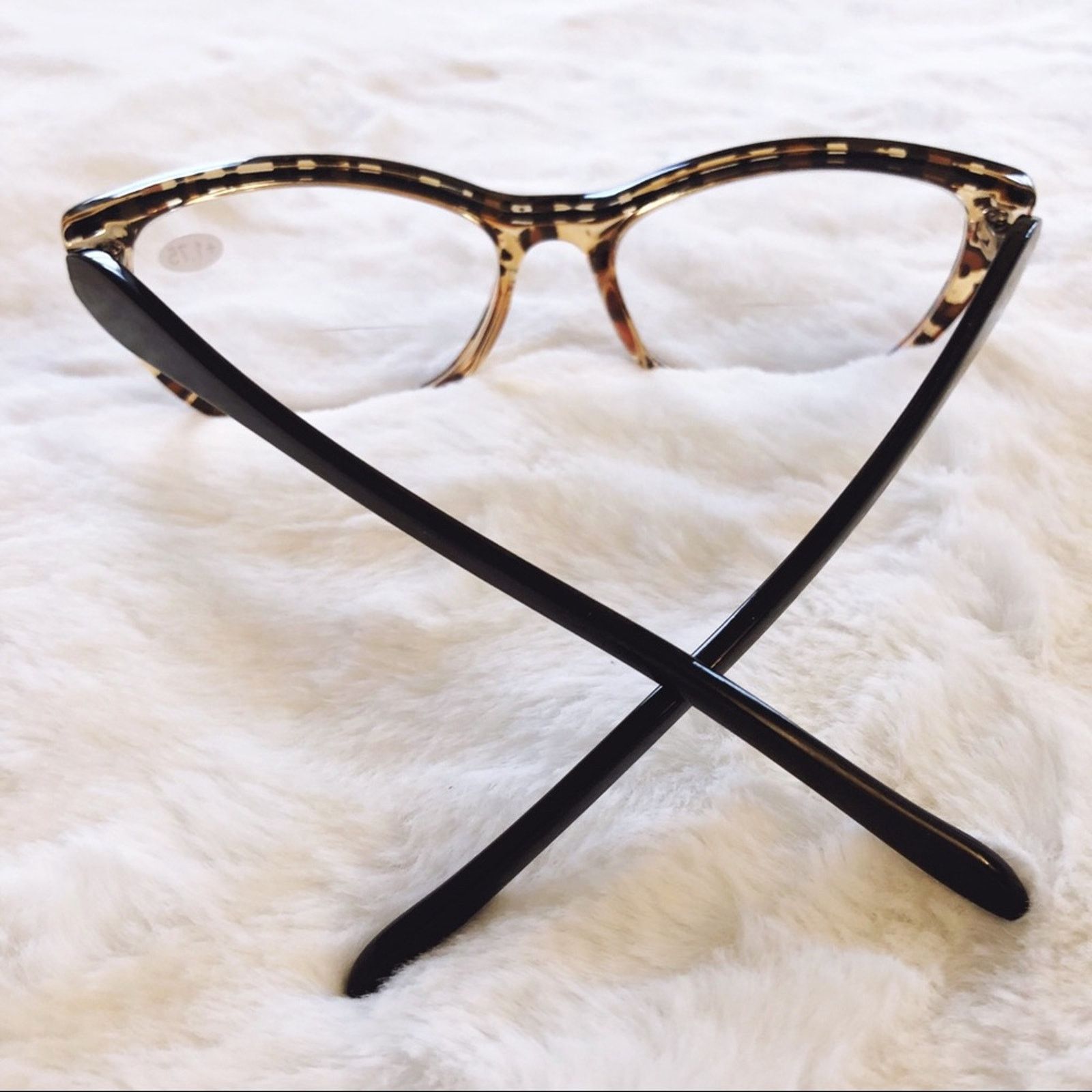 Other Bailey Cheetah Cat Eye Bi-Focal Reader Glasses Size ONE SIZE - 9 Thumbnail