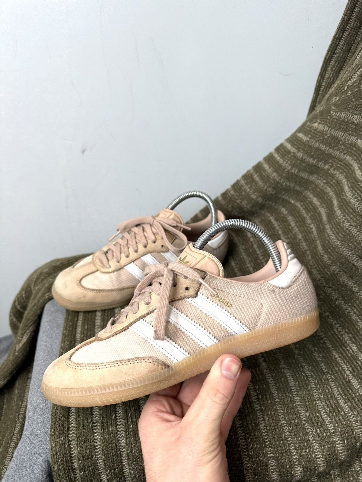 Japanese Brand Y2K Vintage Adidas Samba Low Top Suede Trainers Sneakers Size US 7 / IT 37 - 2 Thumbnail