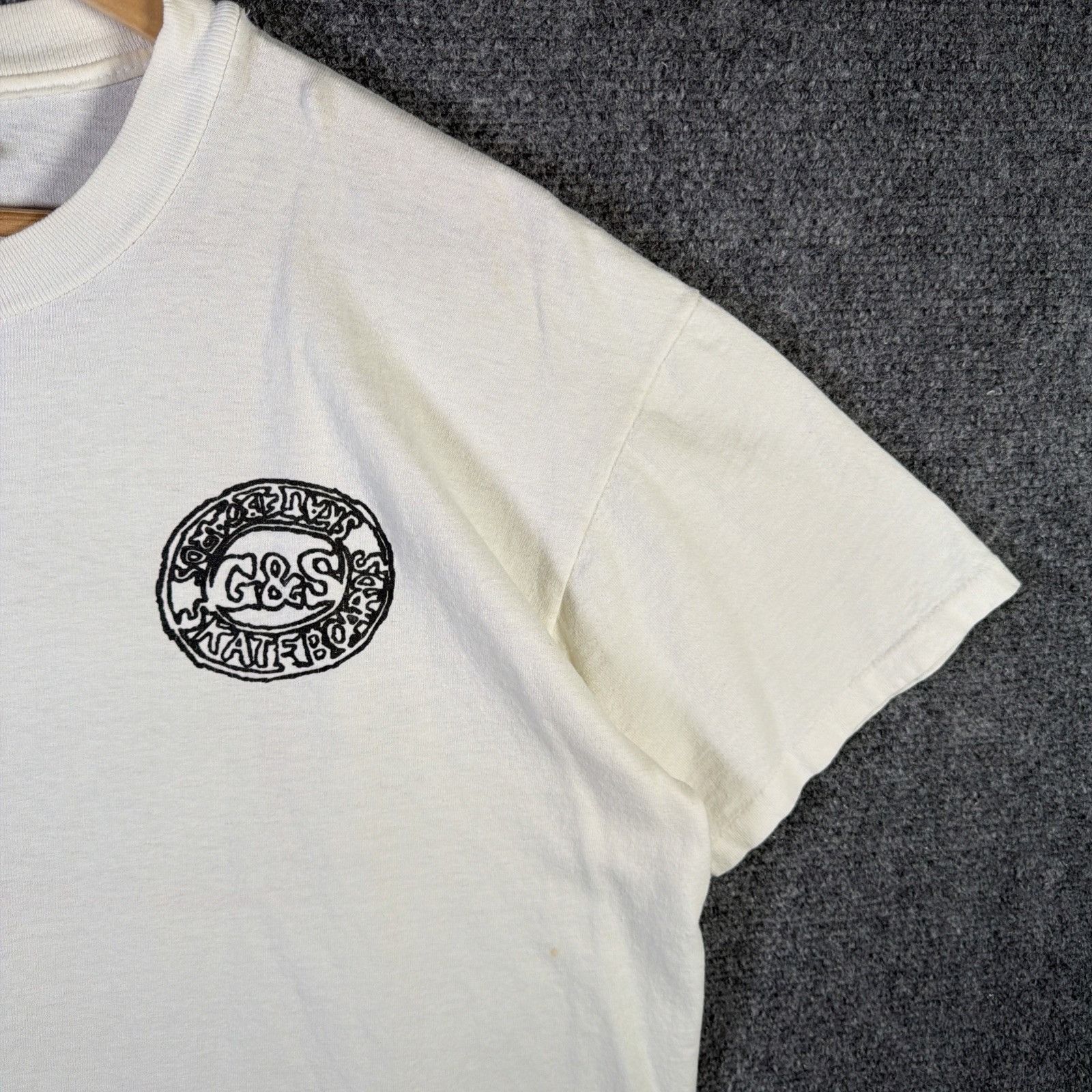 Blind Skateboards Vintage Ground And Stone Shirt Mens XL White 80s Skateboards Size US XL / EU 56 / 4 - 7 Thumbnail