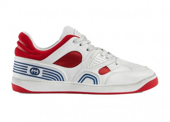 Gucci Gucci Basket Low White Demetra Red Sneakers Size US 10 / EU 43 - 4 Thumbnail