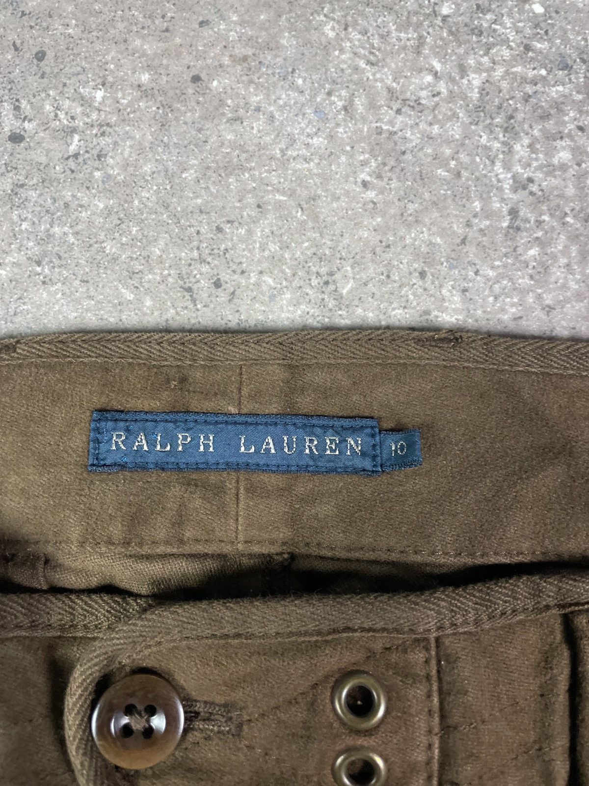 Polo Ralph Lauren × Ralph Lauren × Vintage Polo Ralph Lauren Suede Concho Leather Cowboy Pants Western Size US 32 / EU 48 - 5 Thumbnail