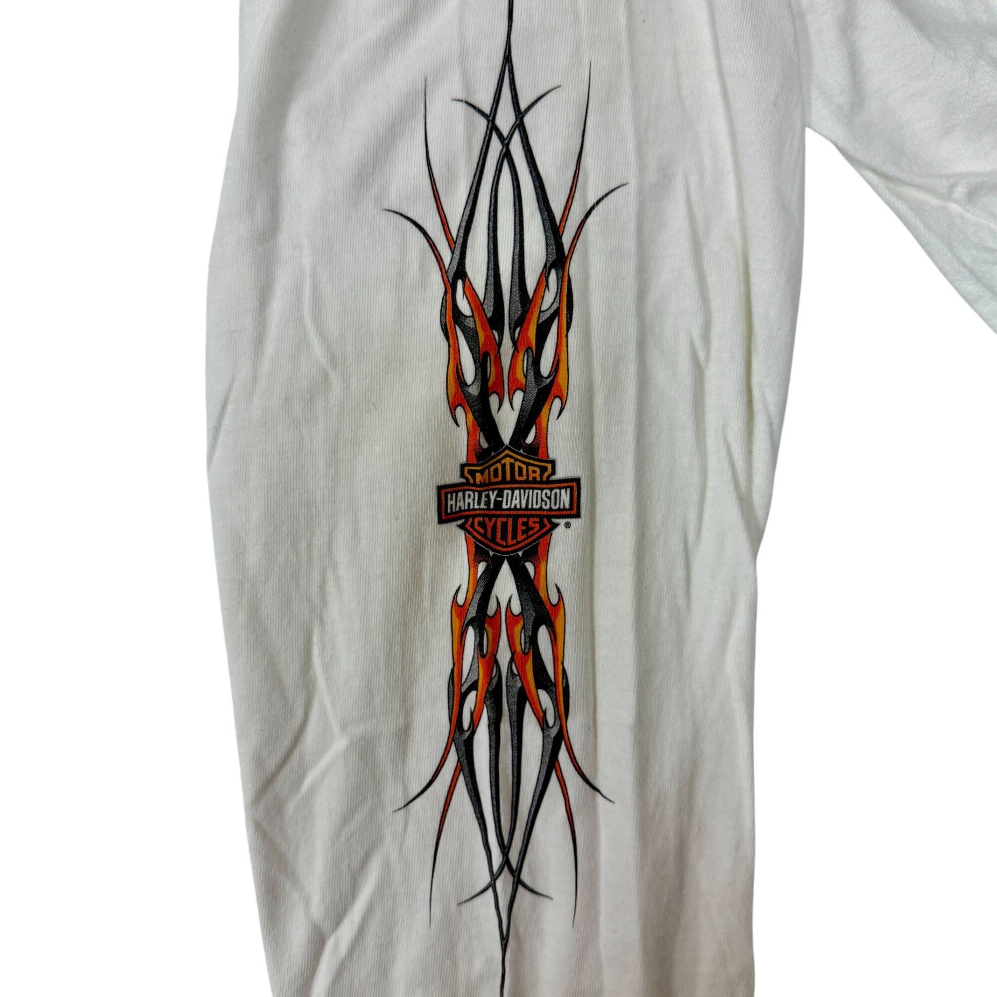 Harley Davidson Y2K HD KUWAIT Motorcycle FLAMES Long Sleeve T Shirt USA 2XL Size US XXL / EU 58 / 5 - 7 Thumbnail