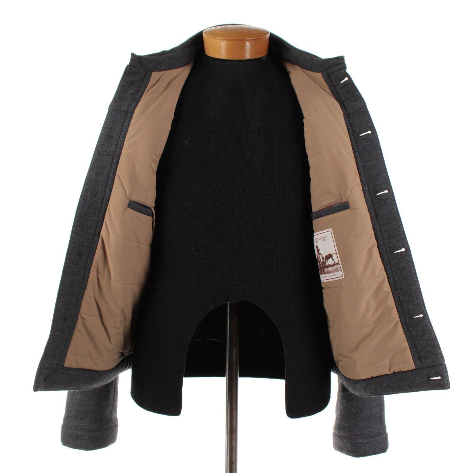 Luciano Barbera Luciano Barbera Jacket Size L US In Gray Wool Size US L / EU 52-54 / 3 - 6 Thumbnail