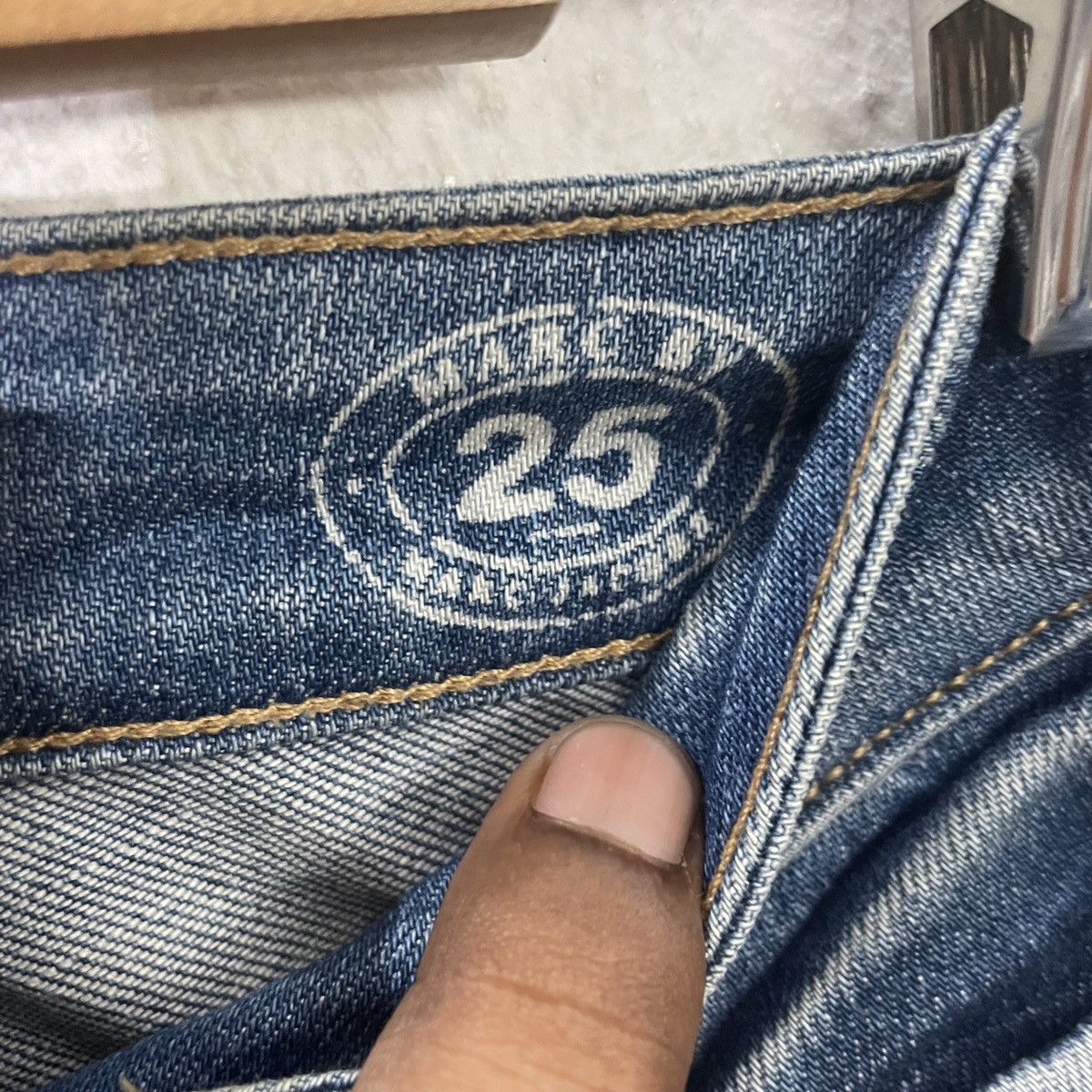 Marc by Marc Jacobs Vintage Marc By Marc Jacobs Distressed Denim Jeans Size US 32 / EU 48 - 6 Thumbnail