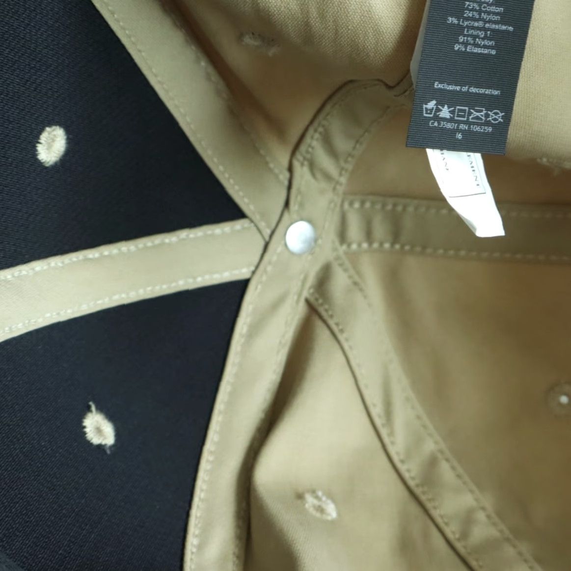 Lululemon Lululemon Golf Hat Mens OS Khaki Woven Snapback Classic Size ONE SIZE - 7 Thumbnail