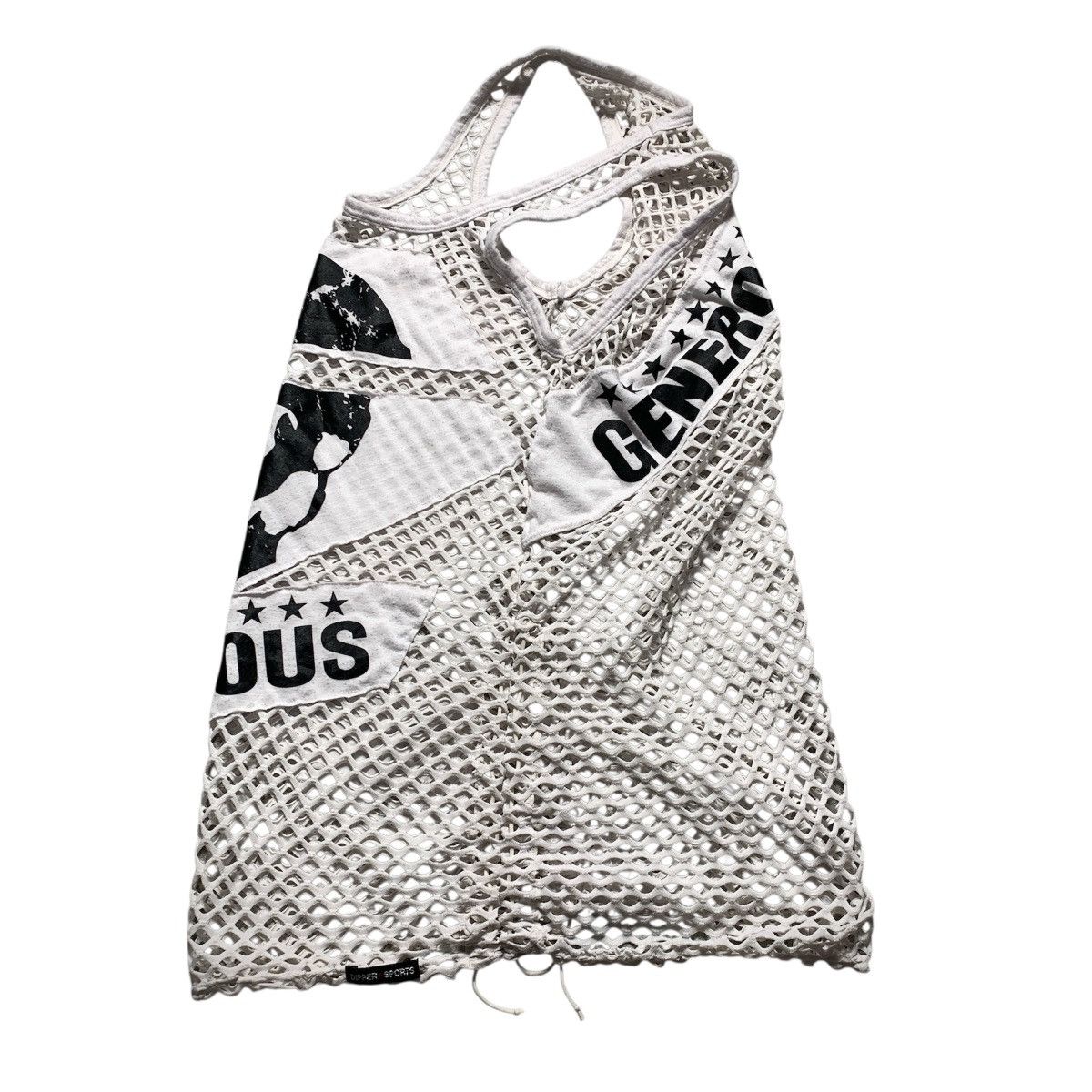Japanese Brand Dipper Skull Generous Fishnet Punk Gothic LGB Style Tank Top Size S / US 4 / IT 40 - 10 Thumbnail
