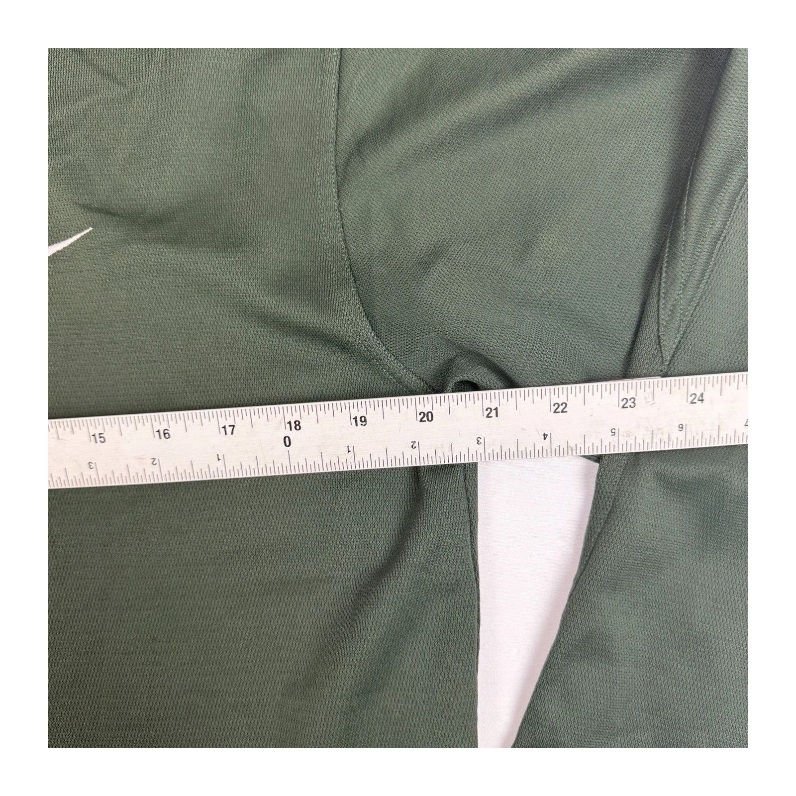 Nike Nike Dri-Fit Long Sleeve Shirt Green Athletic Performance Me Size US L / EU 52-54 / 3 - 3 Thumbnail