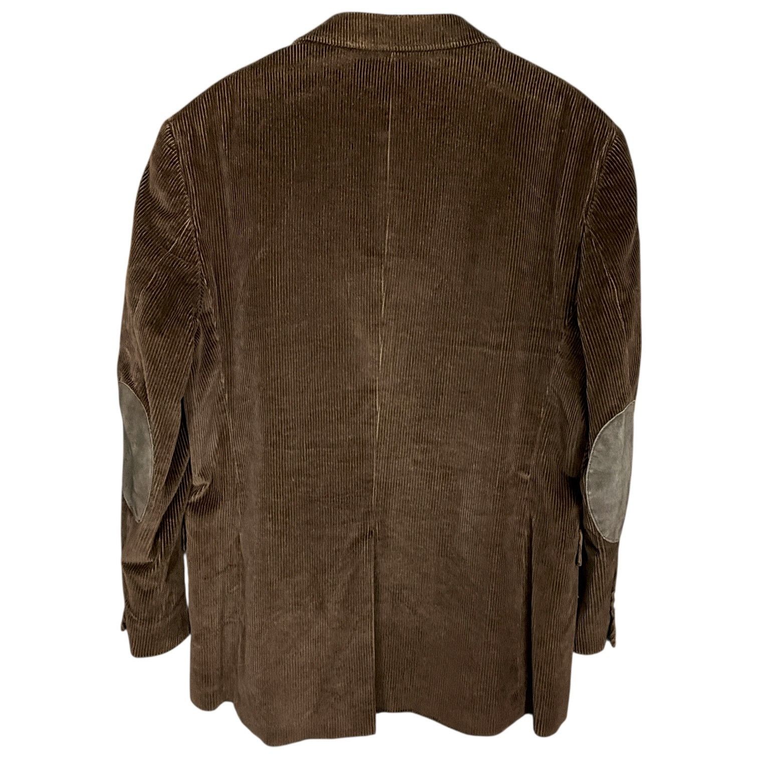 Stafford Stafford Mens Blazer 44R Brown Corduroy Academia Elbow Patch Size 44R - 2 Thumbnail