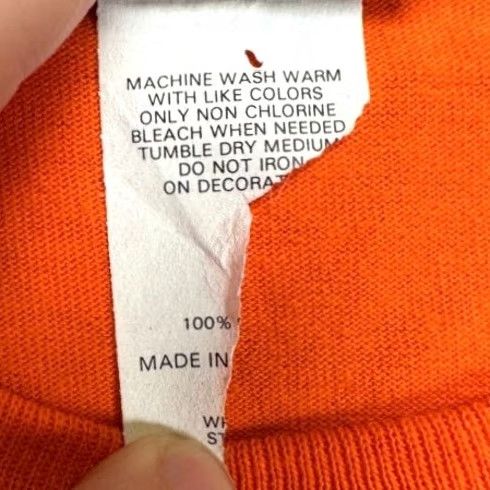 Vintage VINTAGE Bowling Green State University Falcons Shirt Unisex S Orange Tee MV Sport Size US S / EU 44-46 / 1 - 5 Thumbnail