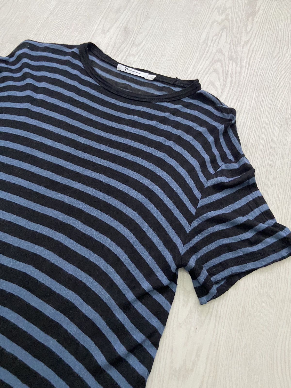 Alexander Wang Vintage Alexander Wang Stripe Roundneck Tshirt Size S / US 4 / IT 40 - 2 Thumbnail