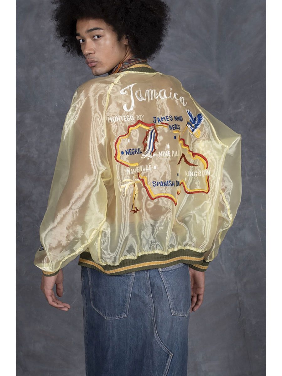 Kapital Kapital Sheer Pearl Mosquito Guard Souvenir Jacket Jamaica Size US XL / EU 56 / 4 - 7 Thumbnail