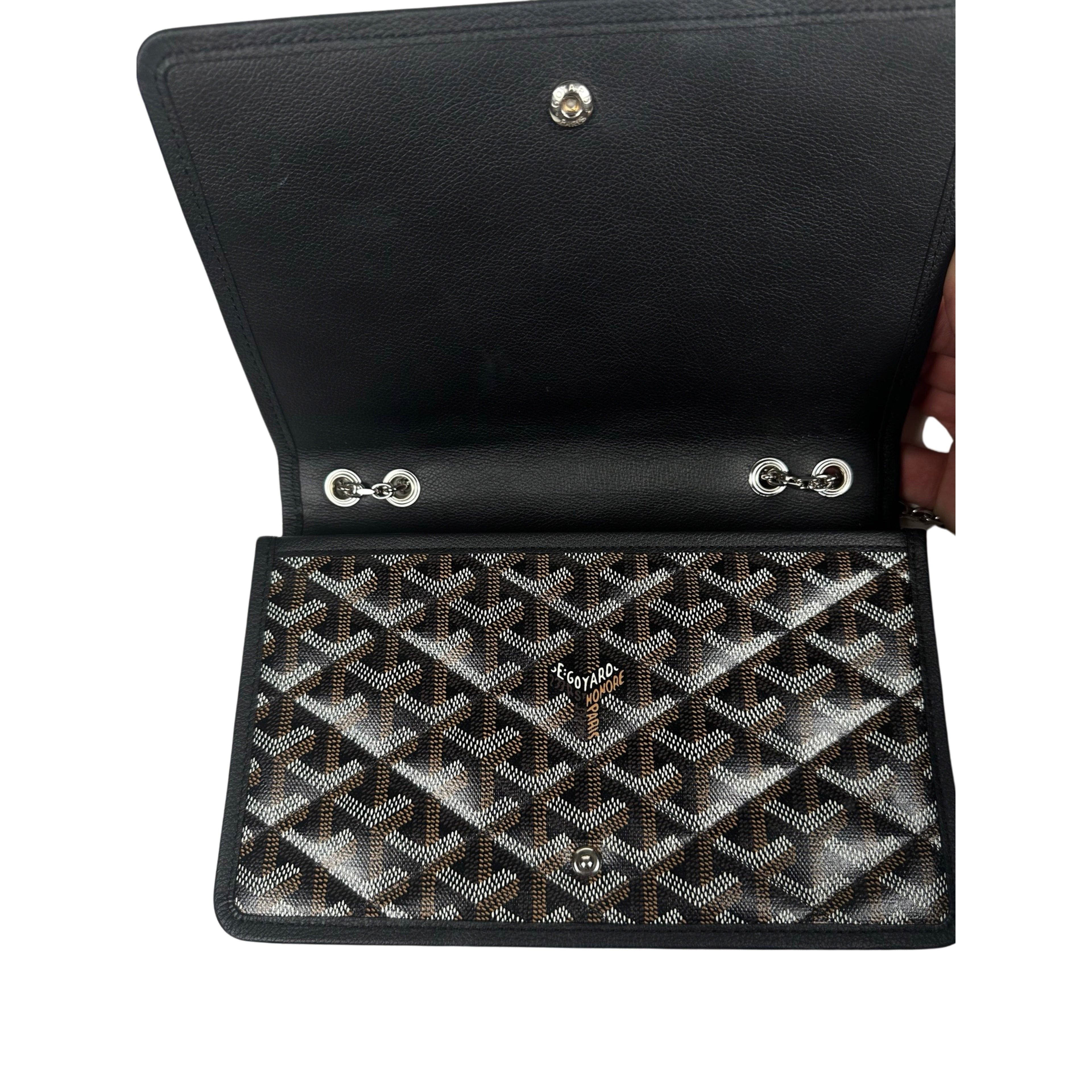 Goyard Goyard Alexandre III Bag Black Goyardine Size ONE SIZE - 6 Thumbnail