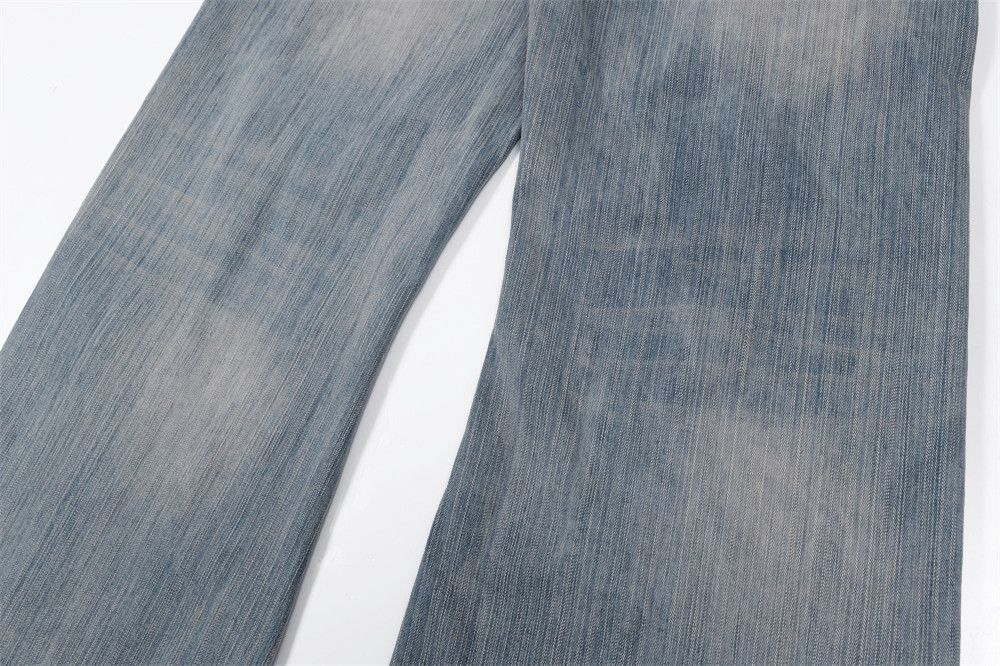 Japanese Brand × Jean Men's loose distressed punk trendy washed ripped jeans Size US 32 / EU 48 - 7 Thumbnail