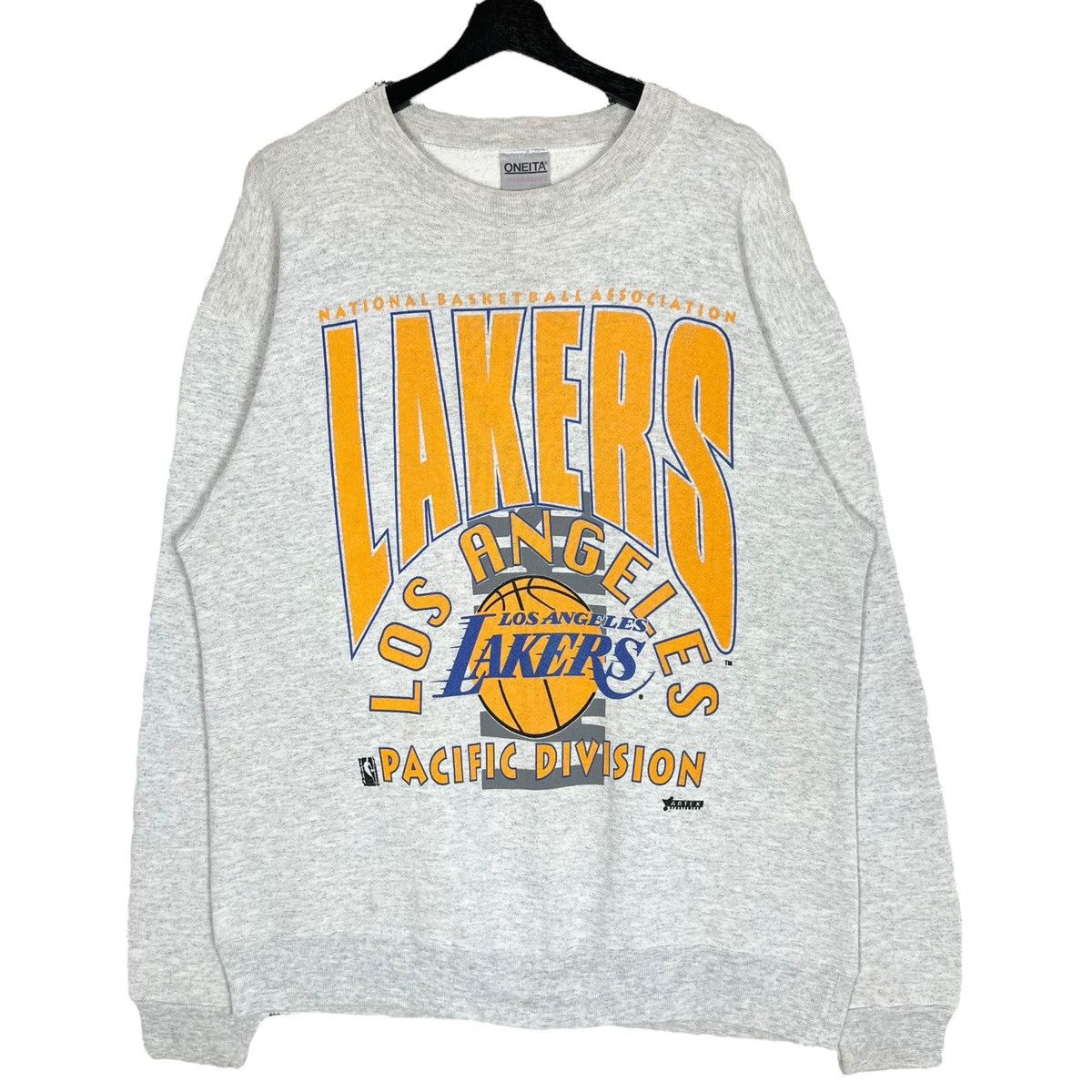 NBA Vintage 90s NBA Los Angeles LA Lakers Sweatshirt Size US L / EU 52-54 / 3 - 1 Thumbnail