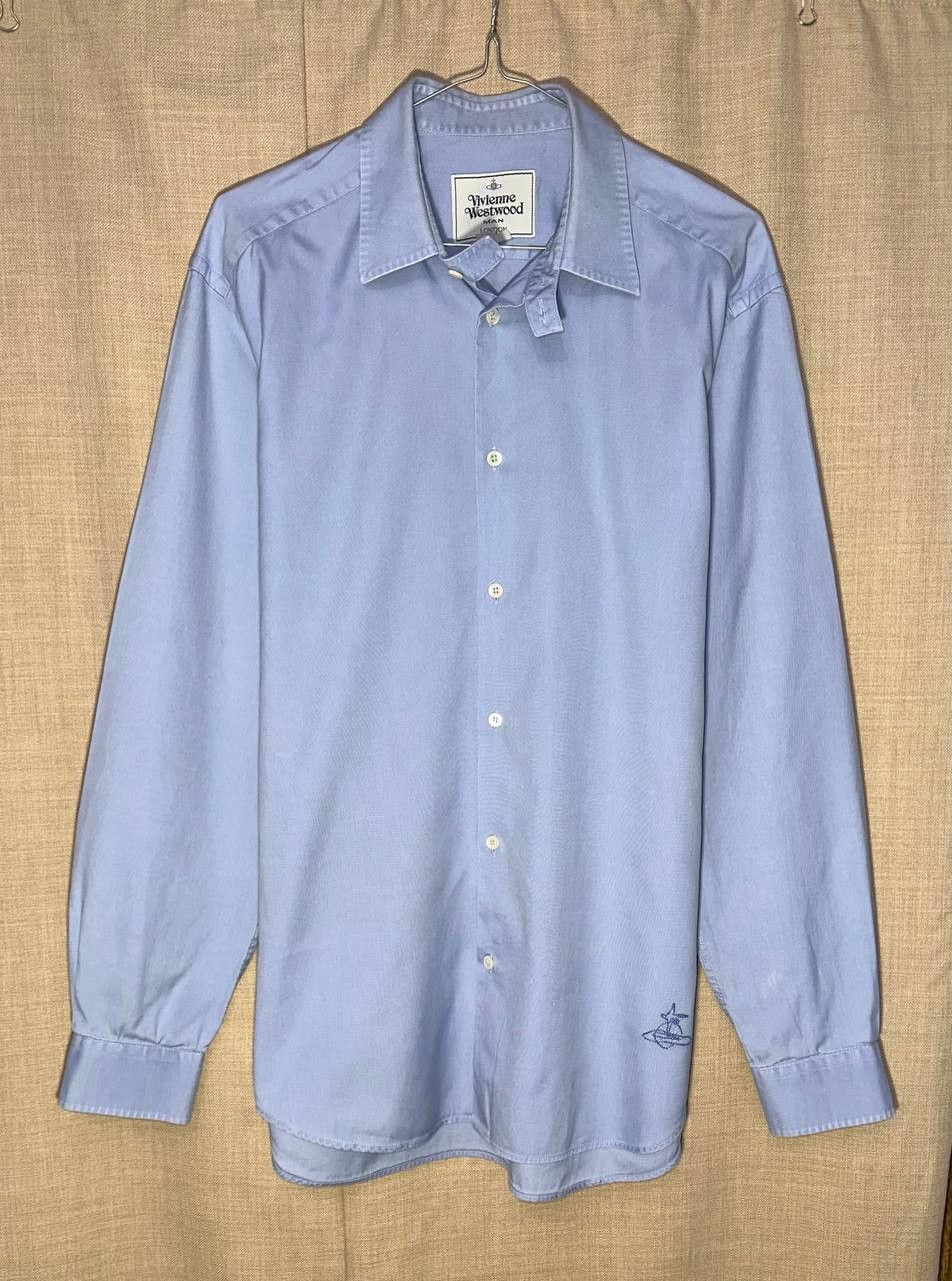 Vivienne Westwood Vivienne Westwood Shirt Buttons Up Long Sleeve logo Size US L / EU 52-54 / 3 - 1 Thumbnail