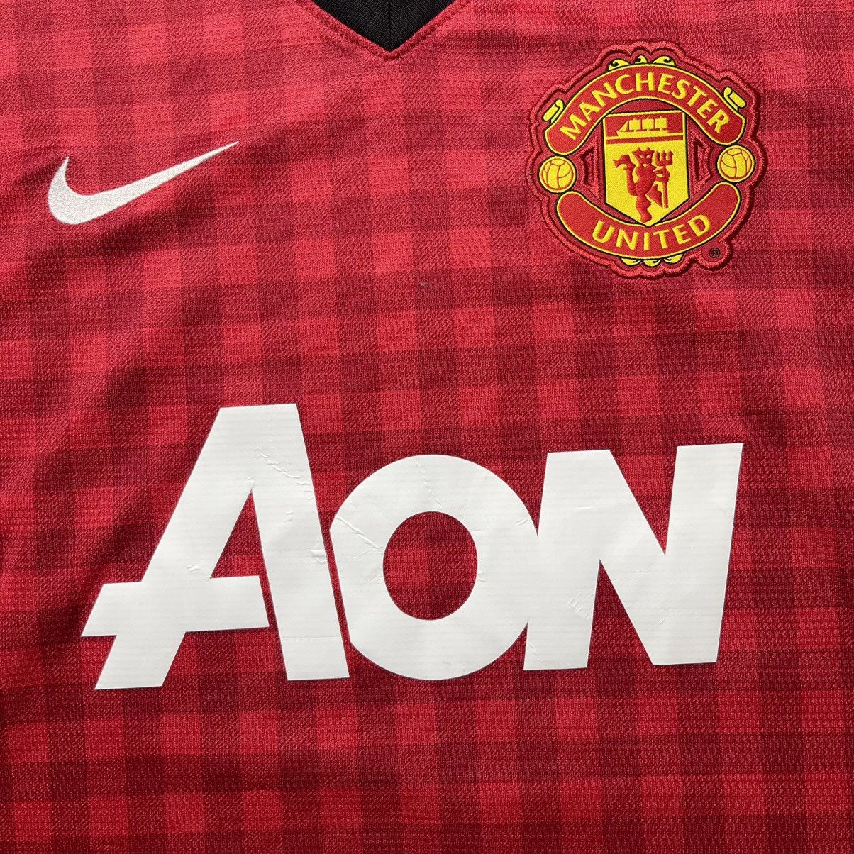 Vintage MAN UNITED NIKE 2012/2013 FOOTBALL HOME JERSEY #7 VALENCIA Size US S / EU 44-46 / 1 - 5 Thumbnail