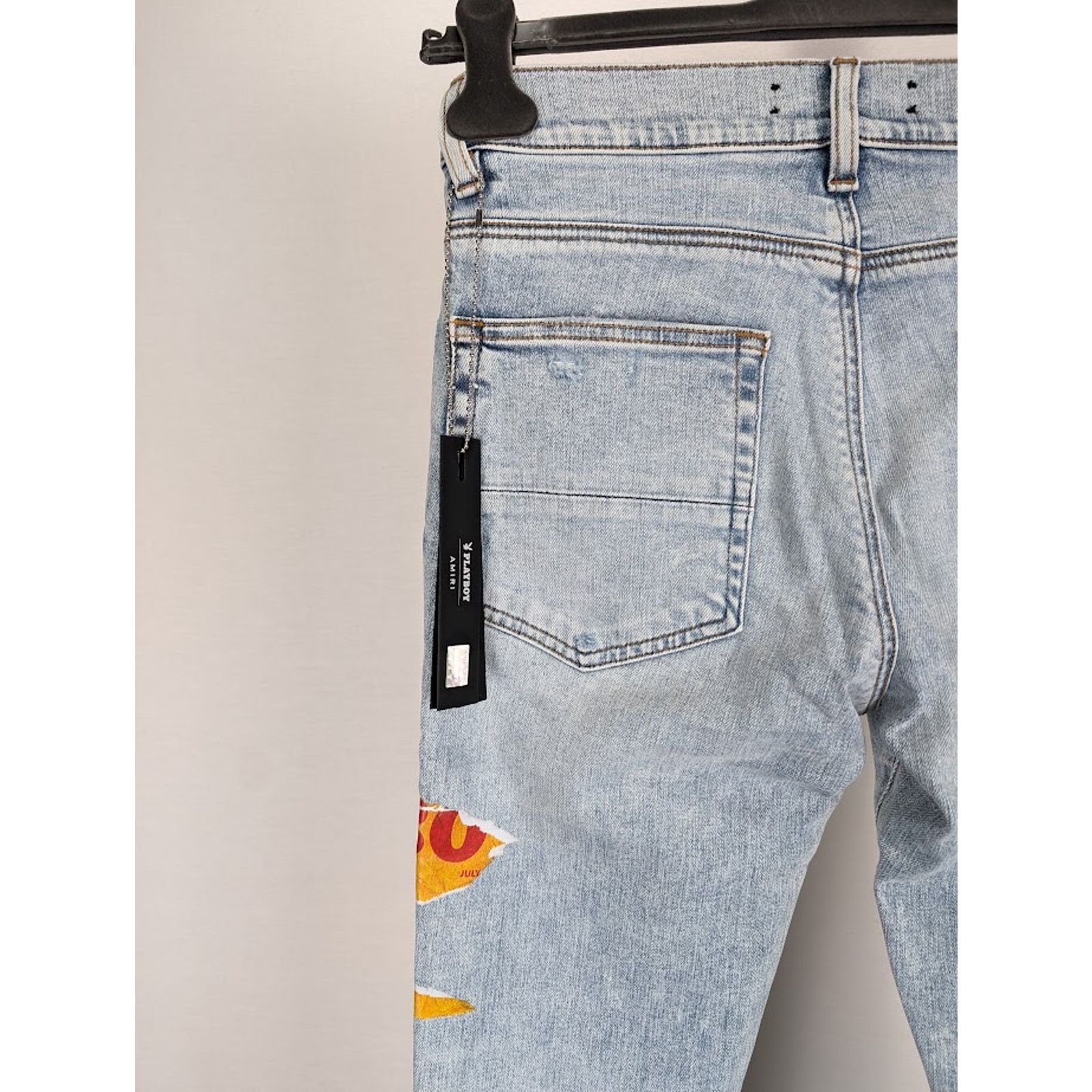 Amiri o1rshd1 Q:3 / Playboy Magazine Jean in LT.Vintage Size US 36 / EU 52 - 16 Thumbnail