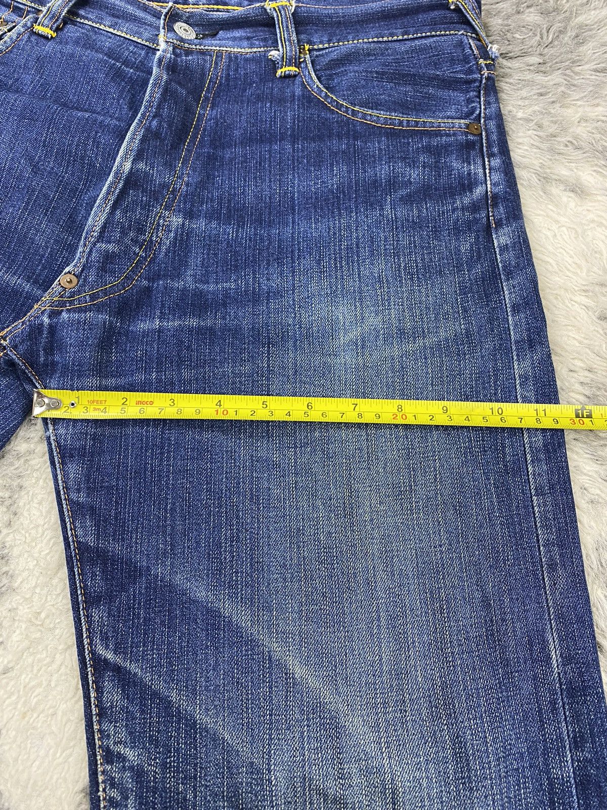 Evisu EVISU No.3 by Yamane Leather Patch Iconic Seagull Denim Size US 34 / EU 50 - 25 Thumbnail