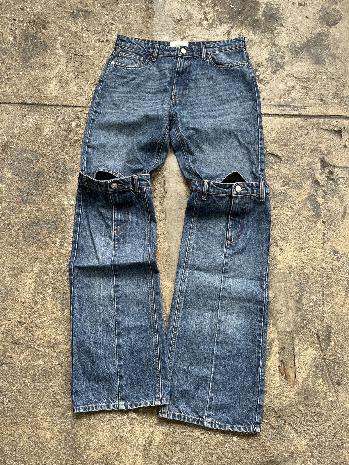 Coperni Coperni Open Knee Jeans (unisex) Size US 32 / EU 48 - 4 Thumbnail