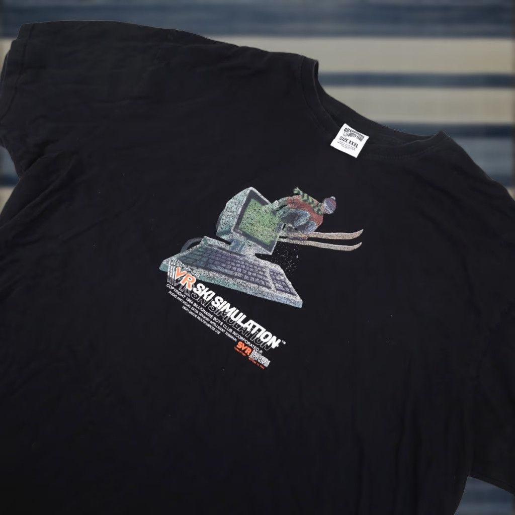 Billionaire Boys Club VINTAGE Billionaire Boys Club VR Ski Simulation Mens XXXL Graphic T Shirt Black Size US XXL / EU 58 / 5 - 1 Thumbnail