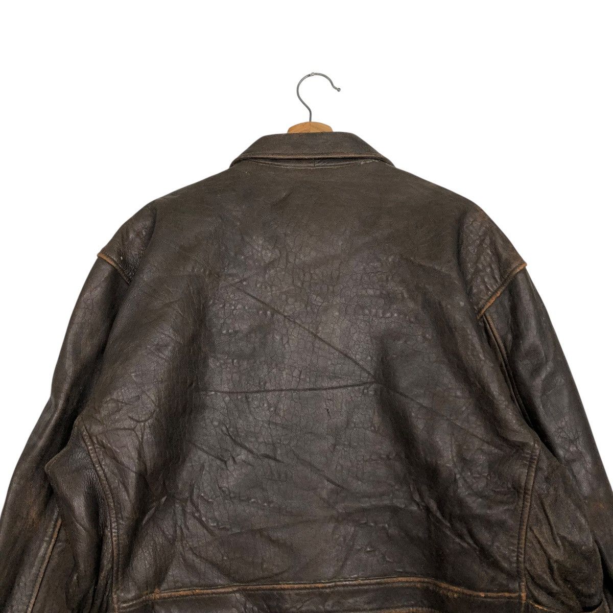Japanese Brand 🔥VINTAGE LEATHER JACKET BIKER UNO UOMO ISSEY MIYAKE Size US L / EU 52-54 / 3 - 11 Thumbnail