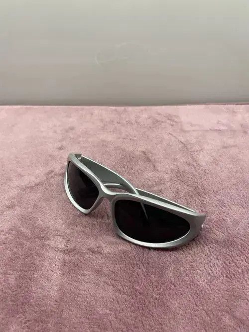 Electric Visual Vintage Silver and black Y2K glasses Sunglasses cyber Size ONE SIZE - 2 Thumbnail