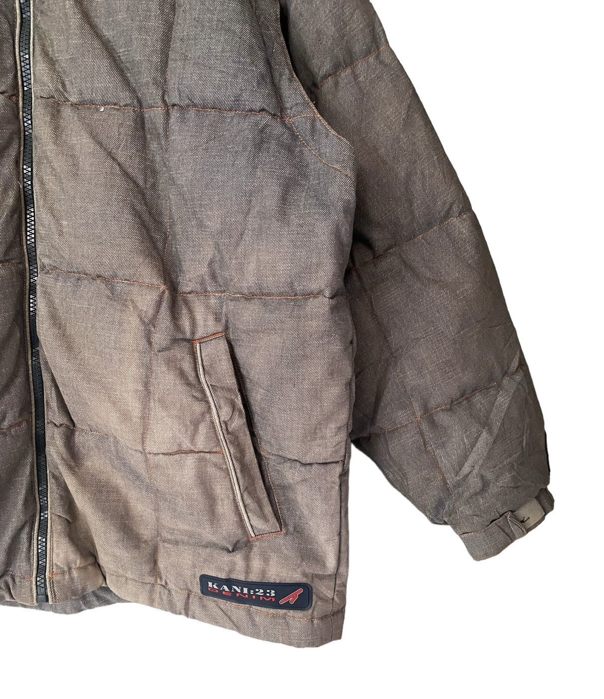 Kani Denim Bomber Zipper Jacket (XL)