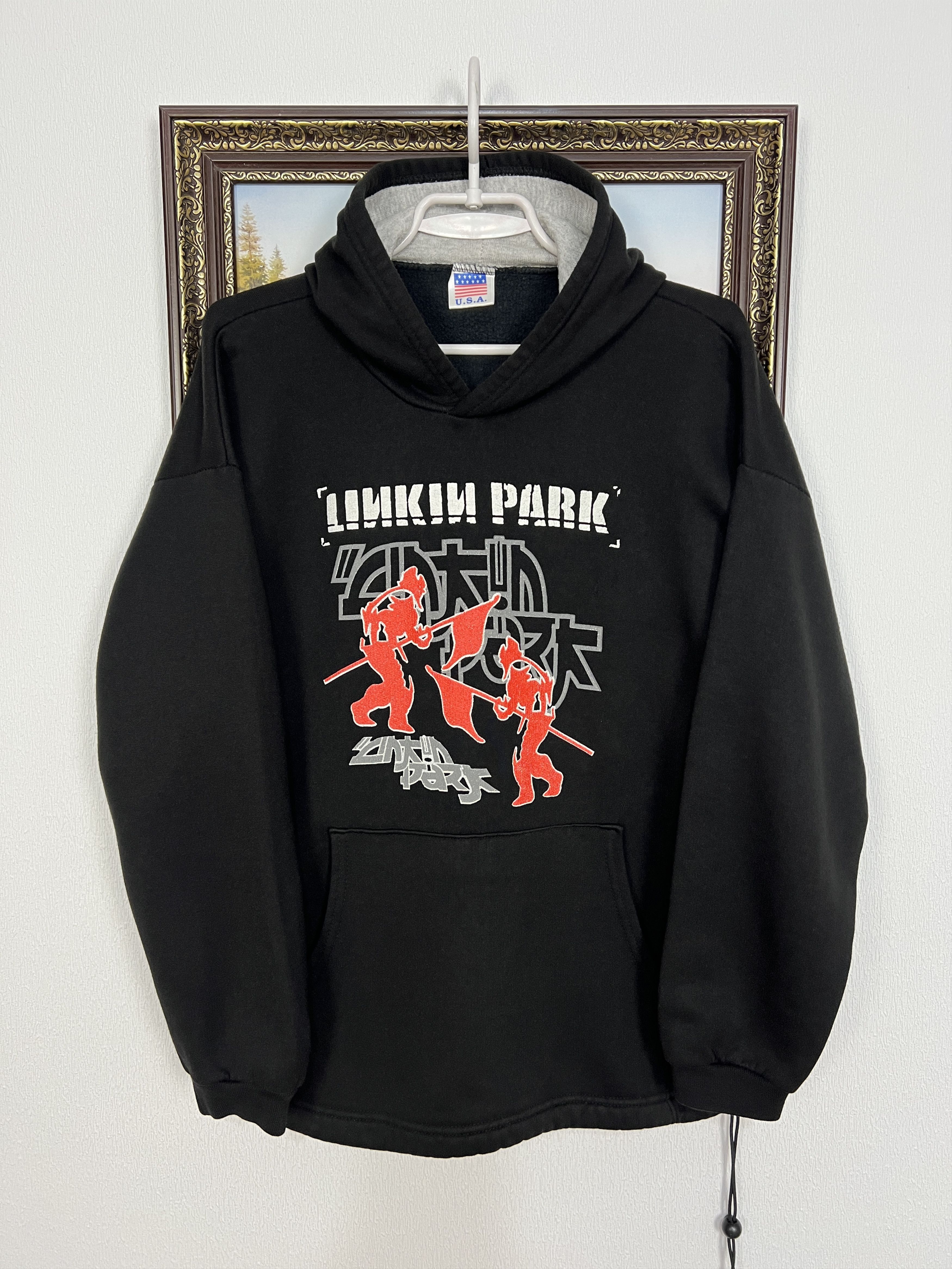 Vintage Vintage Linkin Park Hoodie Hybrid Theory Over Print Jacket Size US S / EU 44-46 / 1 - 1 Thumbnail