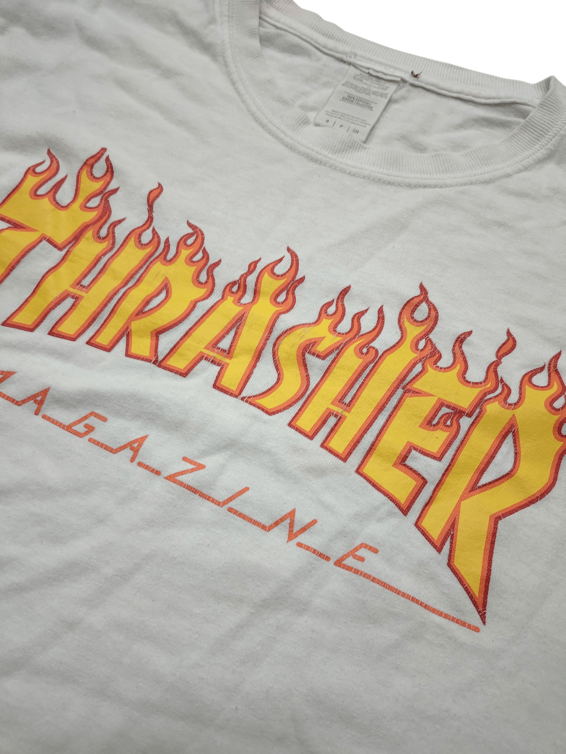 Thrasher Vintage Thrasher Magazine Crop Tops t shirt skateboard Size S / US 4 / IT 40 - 3 Thumbnail
