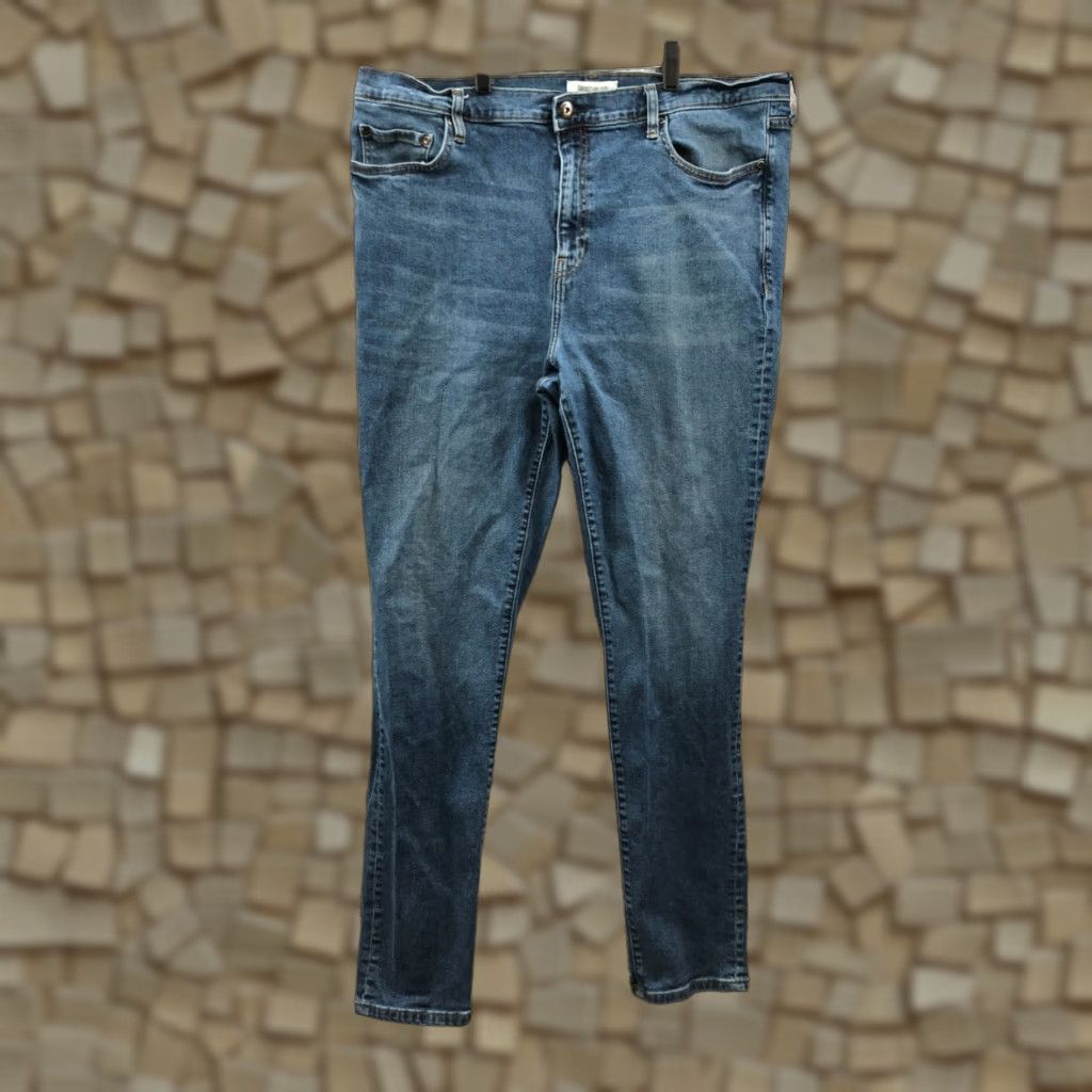 Vintage Goodthreads Jeans Slim Straight Size 42 Mens Medium Wash Blue Denim 5-Pocket Straight Regular Size US 42 / EU 58 - 1 Thumbnail