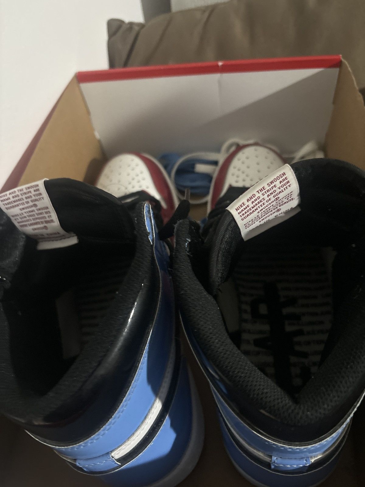 Jordan Brand × Nike AIR JORDAN 1 Fearless UNCS SIZE 11.5 Size US 11.5 / EU 44-45 - 11 Thumbnail