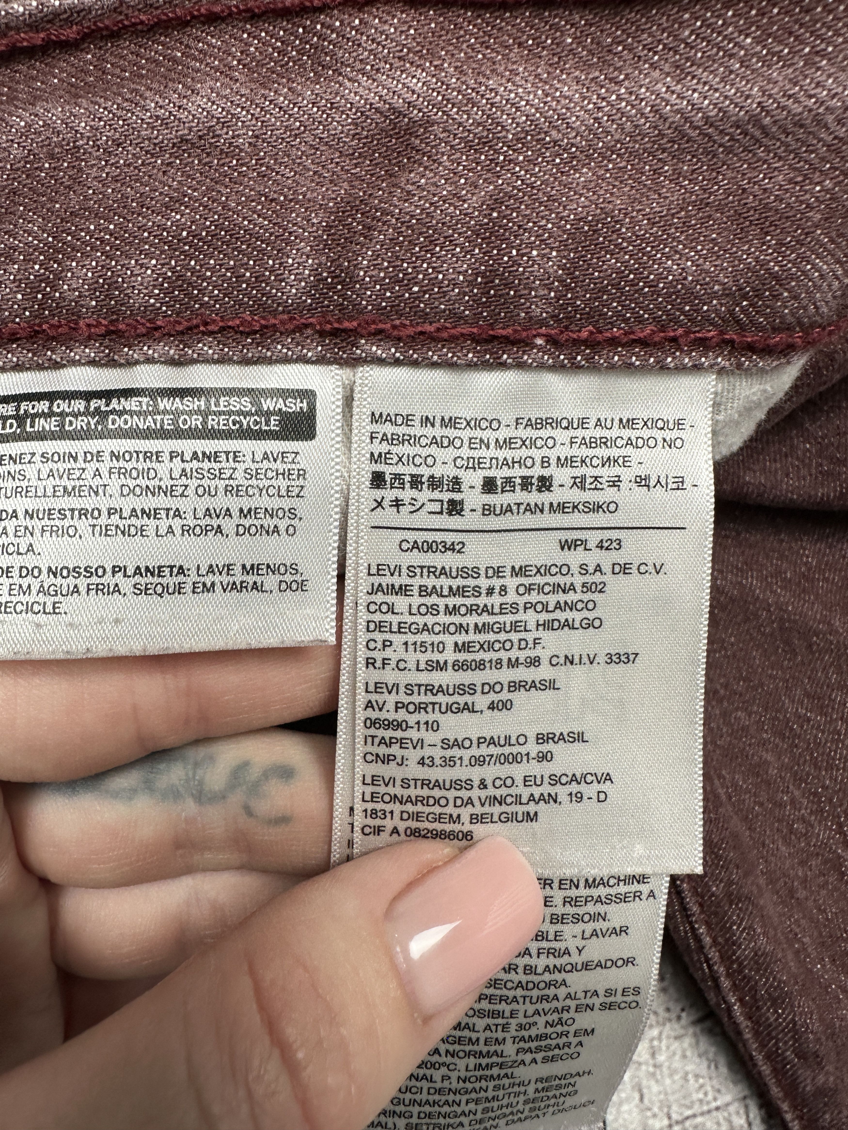 Levi's Levi's 501 Mens Denim Pants Jeans Size 38 x 32 Size US 38 / EU 54 - 8 Thumbnail