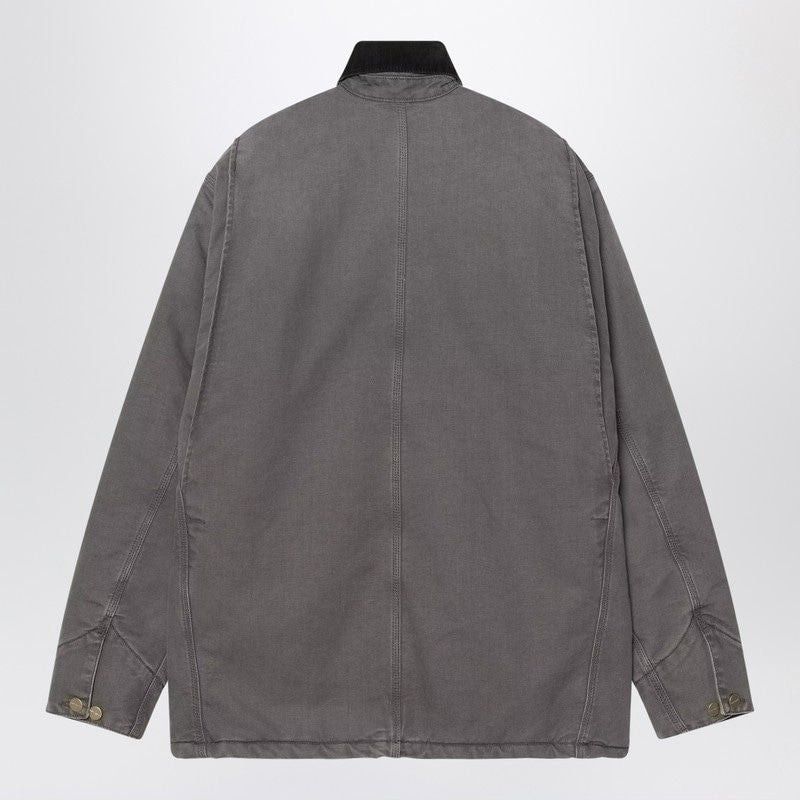Carhartt OG Chore Coat (Winter) | Graphite / Black (stone canvas) Size US M / EU 48-50 / 2 - 2 Thumbnail