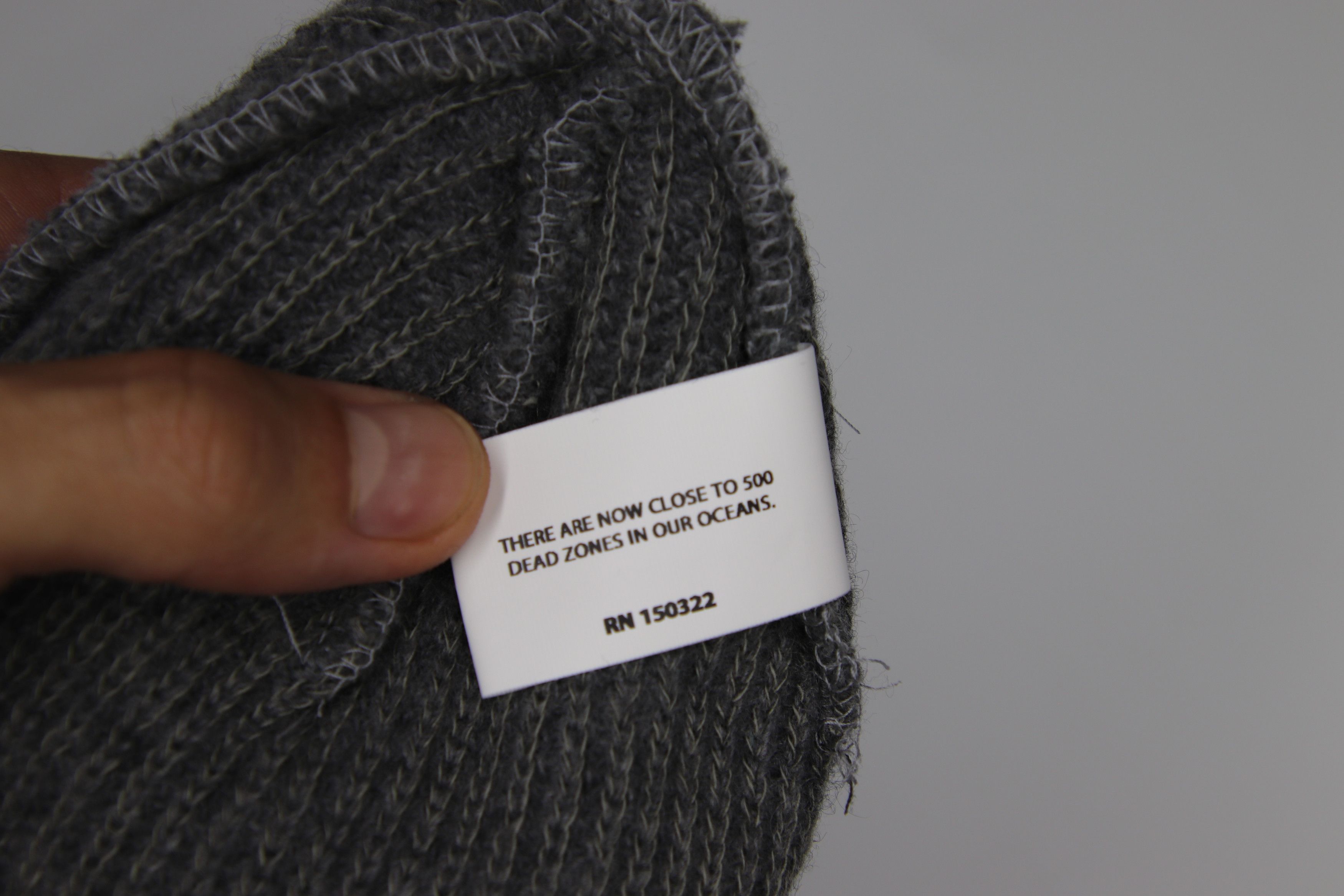 Noah Noah Core 50% Recycled Cashmere 50% Merino Wool Beanie Grey Size ONE SIZE - 4 Thumbnail