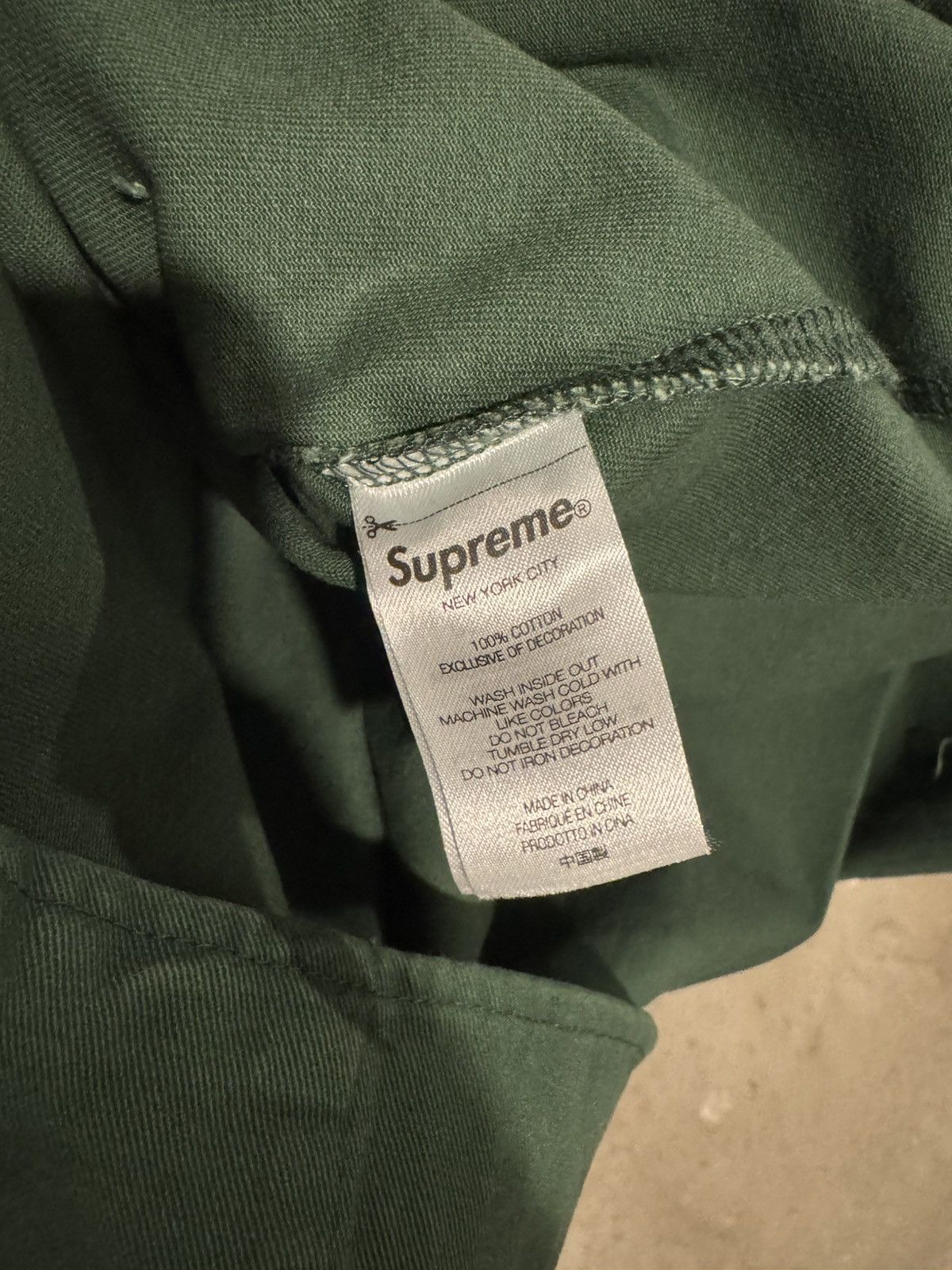 Supreme × Timberland Supreme Timberland Baseball Jersey Green Size US XXL / EU 58 / 5 - 4 Thumbnail
