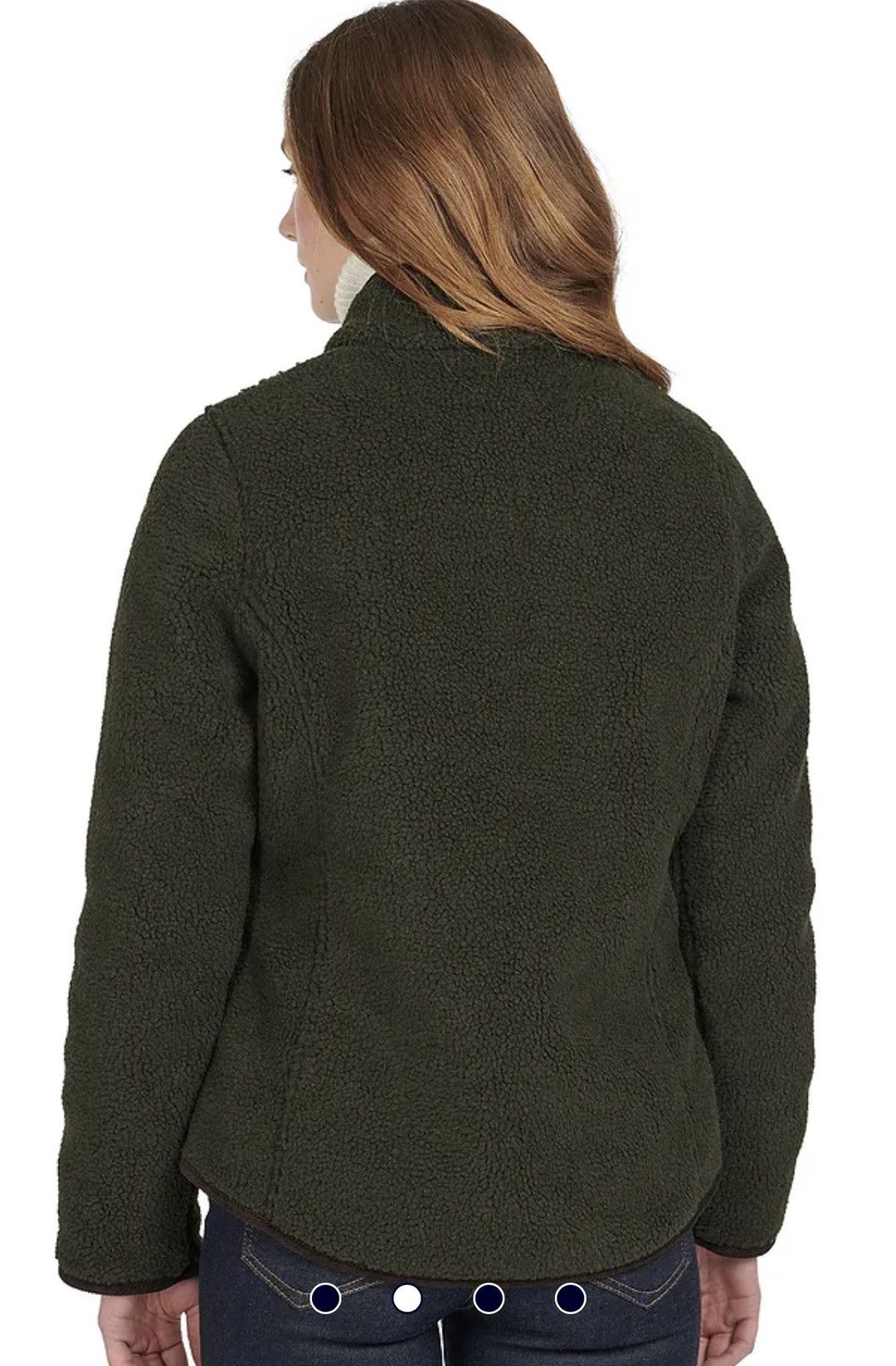 Barbour Barbour International Lavenham Fleece Jacket Khaki Sherpa Size M / US 6-8 / IT 42-44 - 4 Thumbnail
