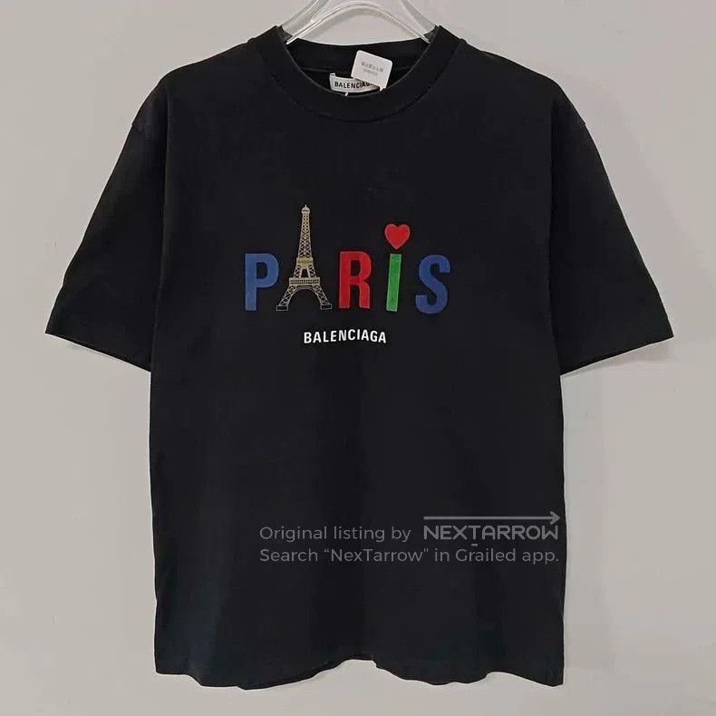 Balenciaga Balenciaga Paris Short Sleeve T. Size US XS / EU 42 / 0 - 1 Thumbnail