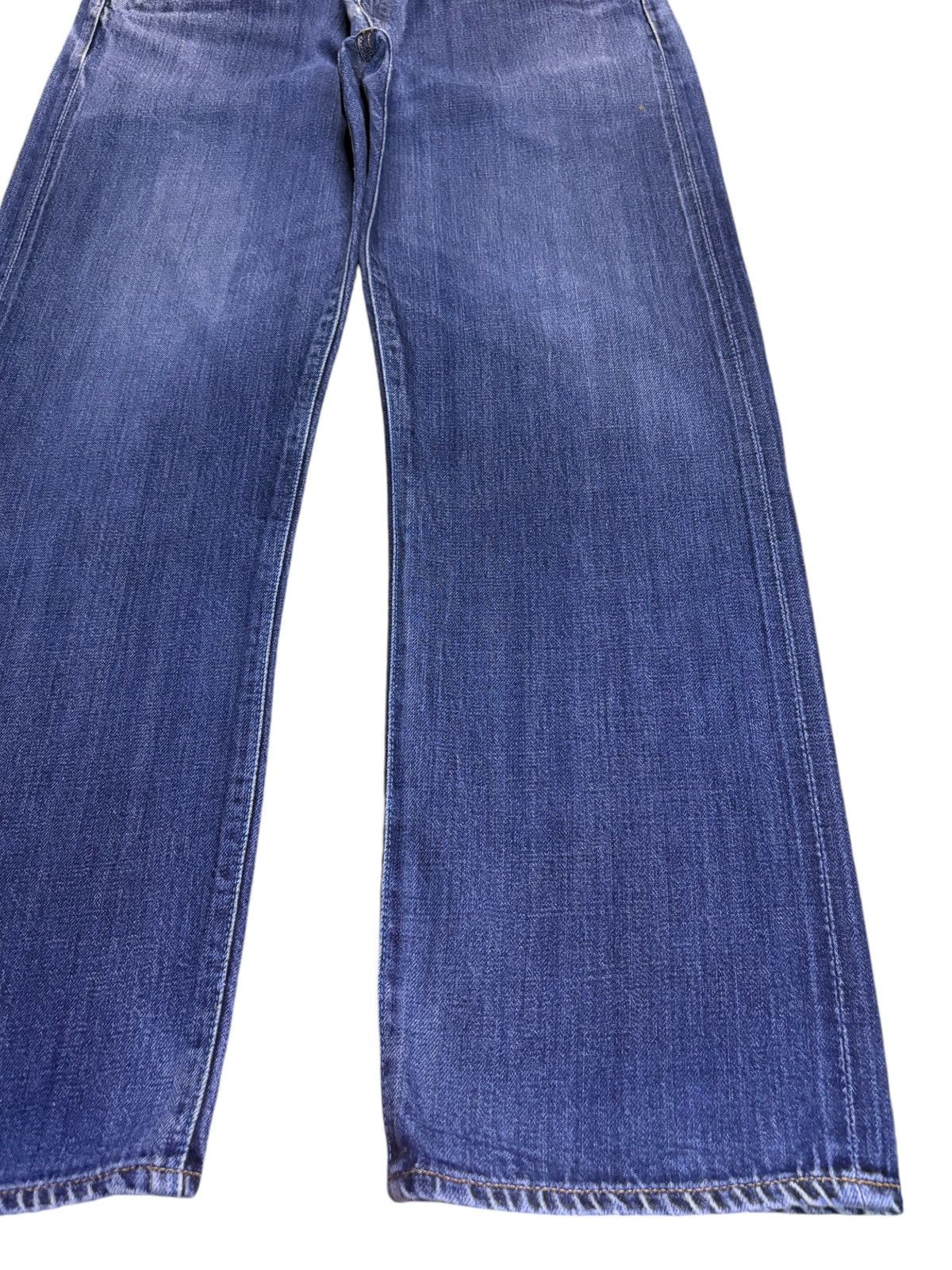 Japan Blue × Japanese Brand Vintage Japanese Japan Blue Selvedge Blue Wash Loose Jeans Size US 32 / EU 48 - 8 Thumbnail