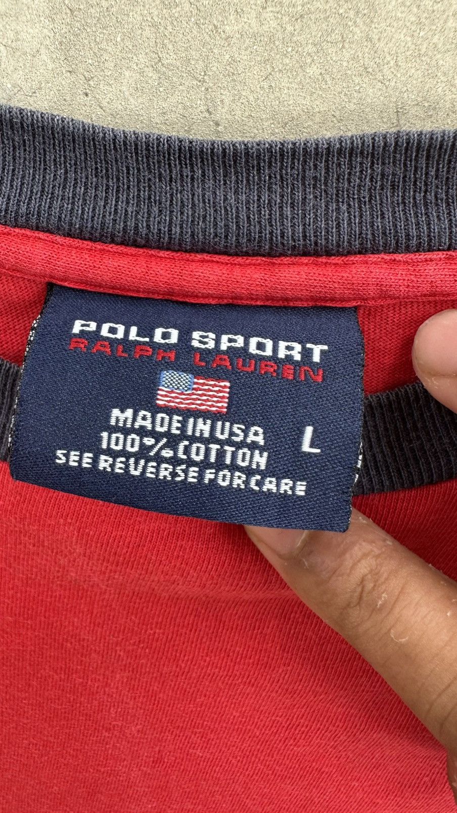 Vintage VINTAGE POLO SPORT RALPH LAUREN TEE Size US XL / EU 56 / 4 - 3 Thumbnail
