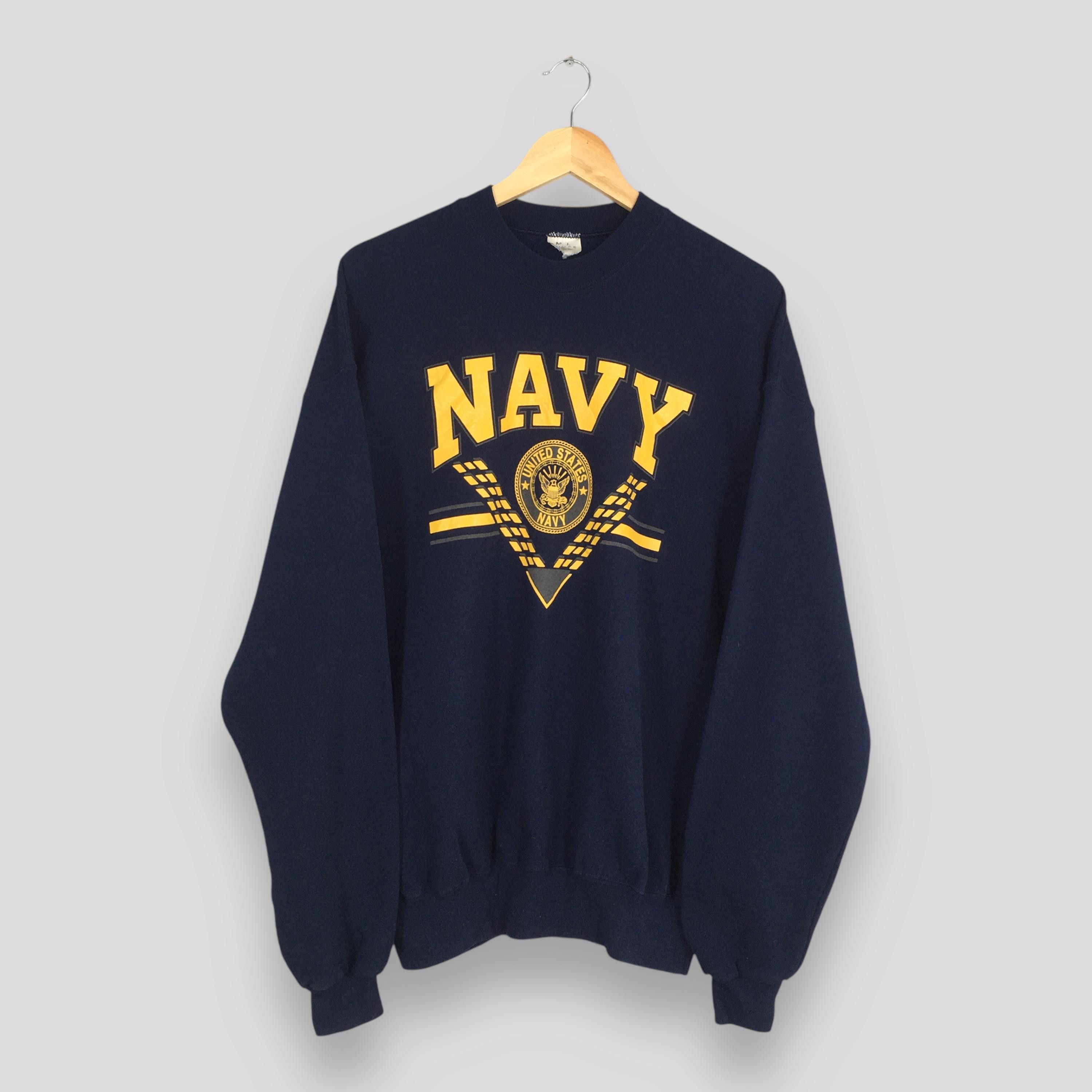 Other Vintage United States Navy Blue Sweatshirt Large Size US L / EU 52-54 / 3 - 1 Thumbnail