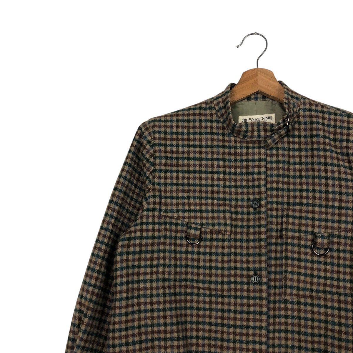 Japanese Brand 📌Vintage Bomber Jacket Parienne Tartan Check Issey Miyake Size US M / EU 48-50 / 2 - 8 Thumbnail