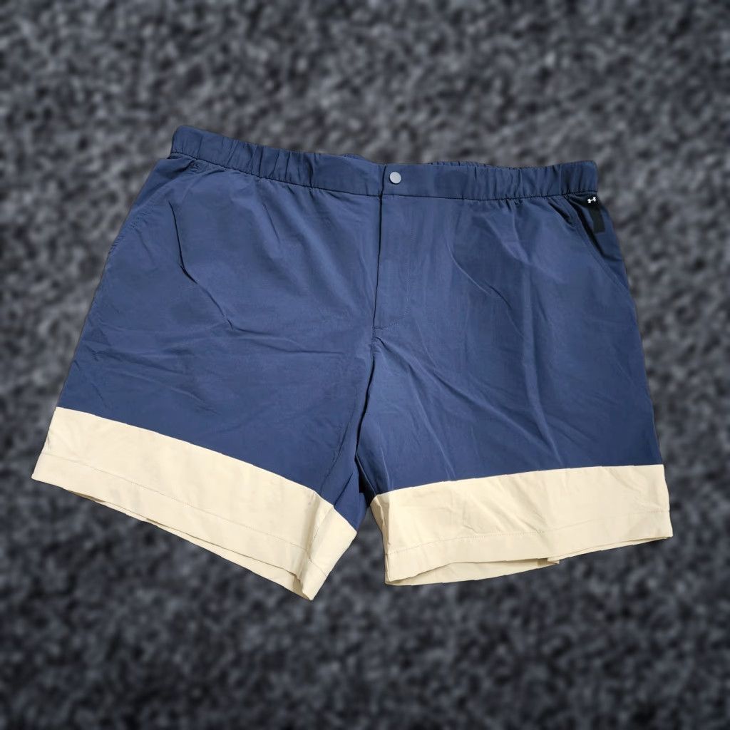 Under Armour VINTAGE Under Armour Men's Athletic Shorts 2XL Outdoor Hiking Blue Activewear Size US 39 - 1 Thumbnail
