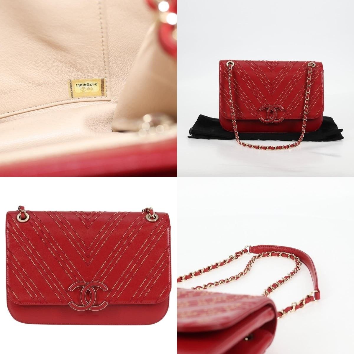 Chanel Chanel Chain V Stitch Shoulder Bag Size ONE SIZE - 5 Thumbnail
