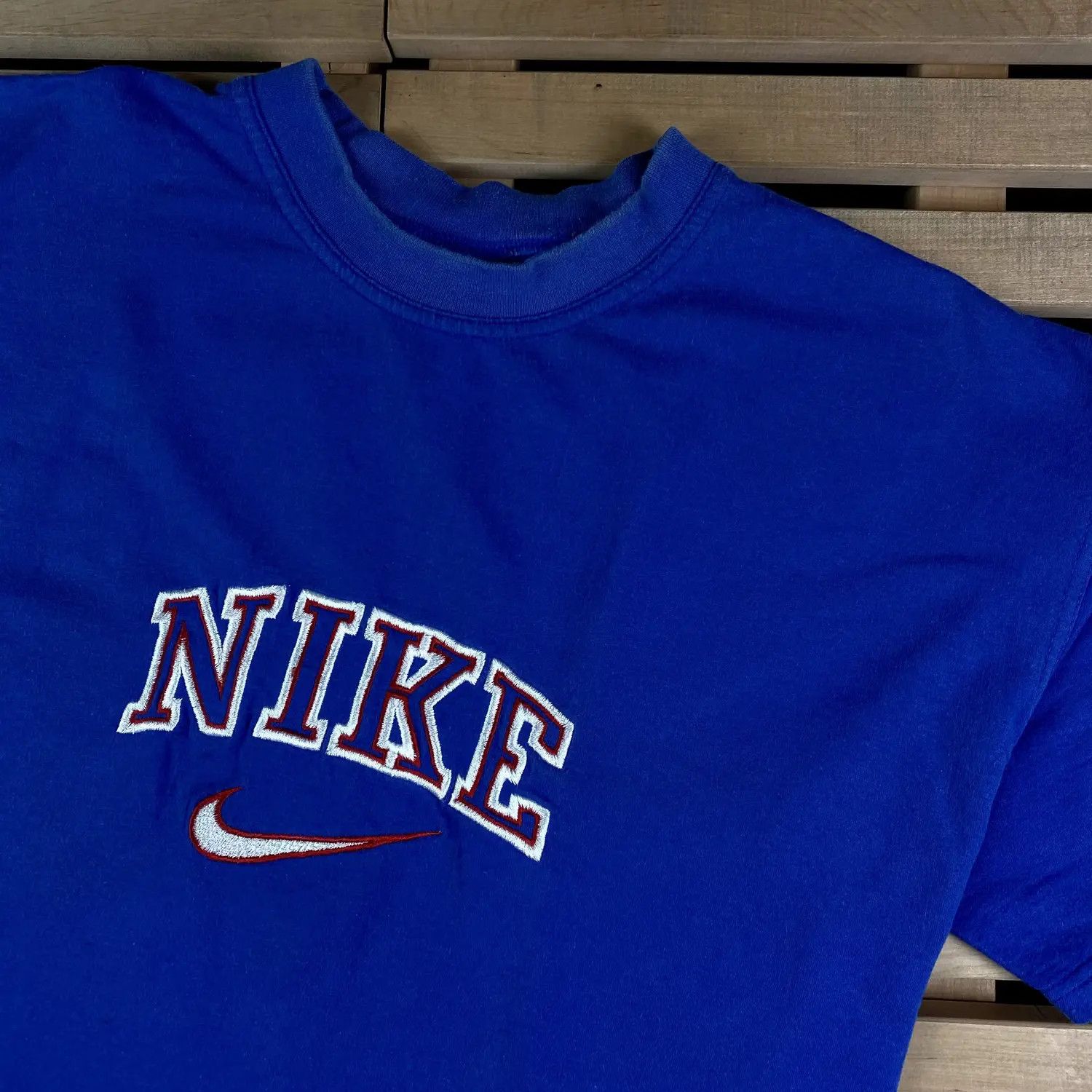 Nike × Vintage Mens Vintage T Shirt Nike Premier Big Logo Size XL Size US XL / EU 56 / 4 - 2 Thumbnail